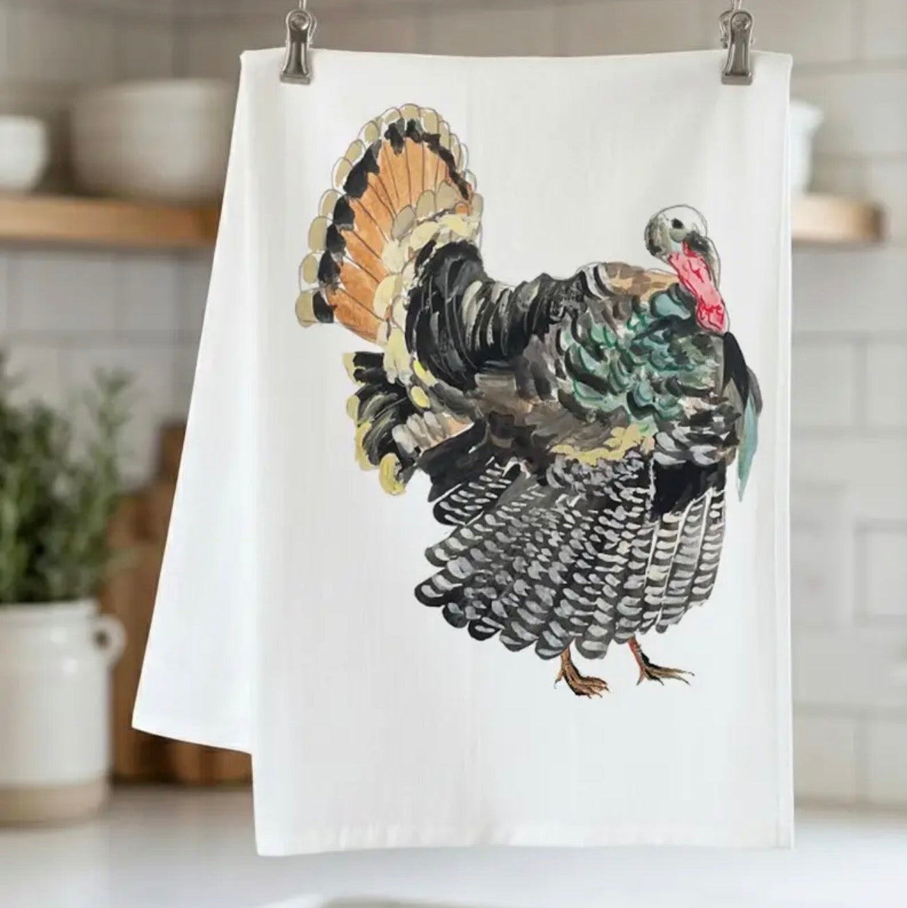 Give Thanks Kitchen Towel- Assorted