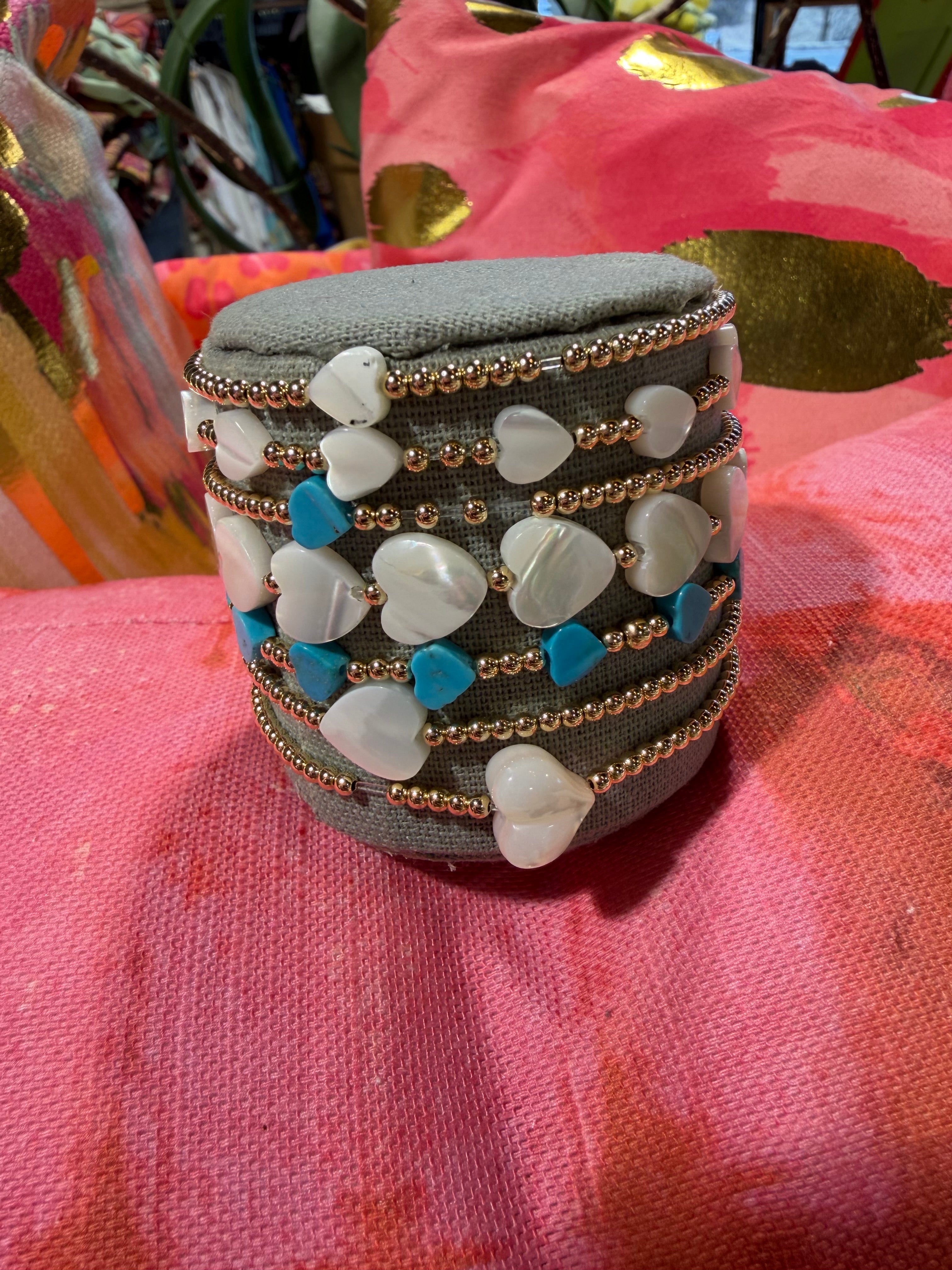 Carlie Heart Bracelets ( Sold Separately)