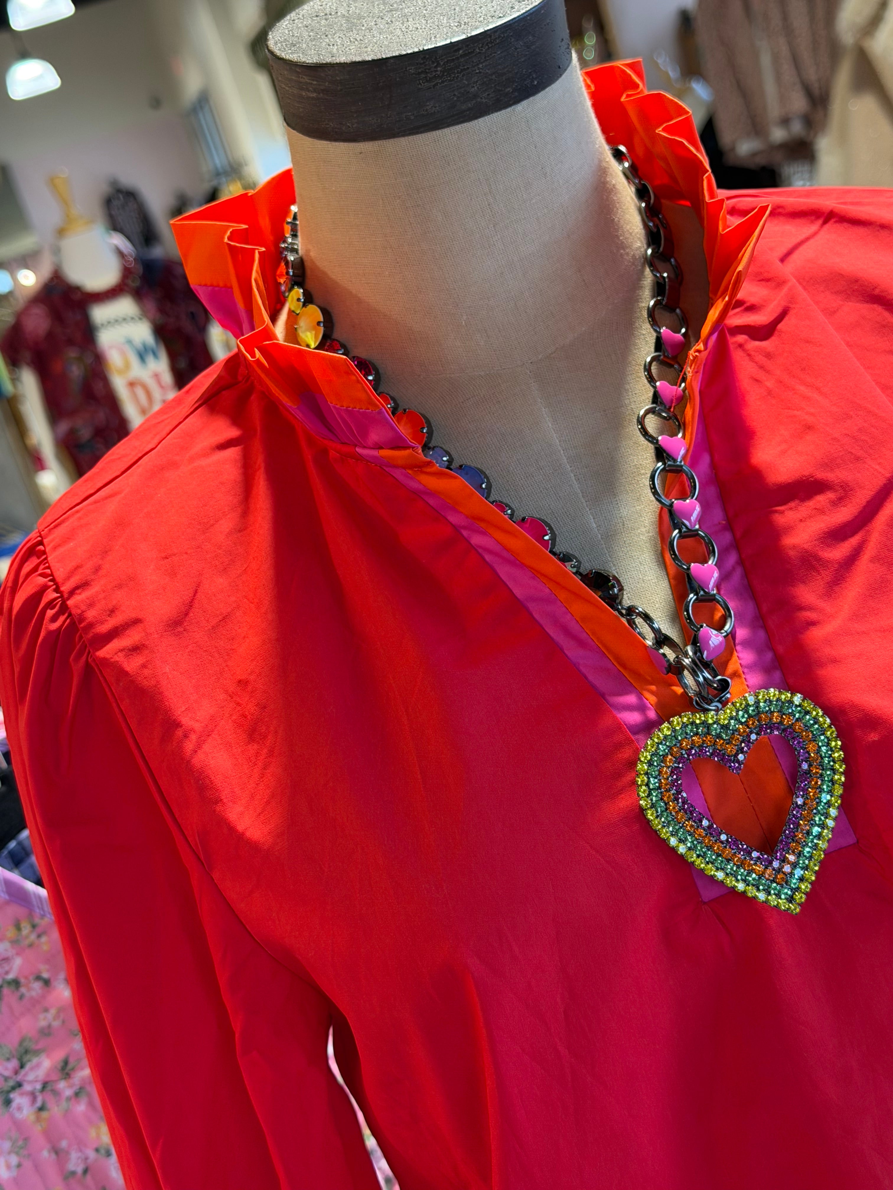 Evelyn Color Block Top