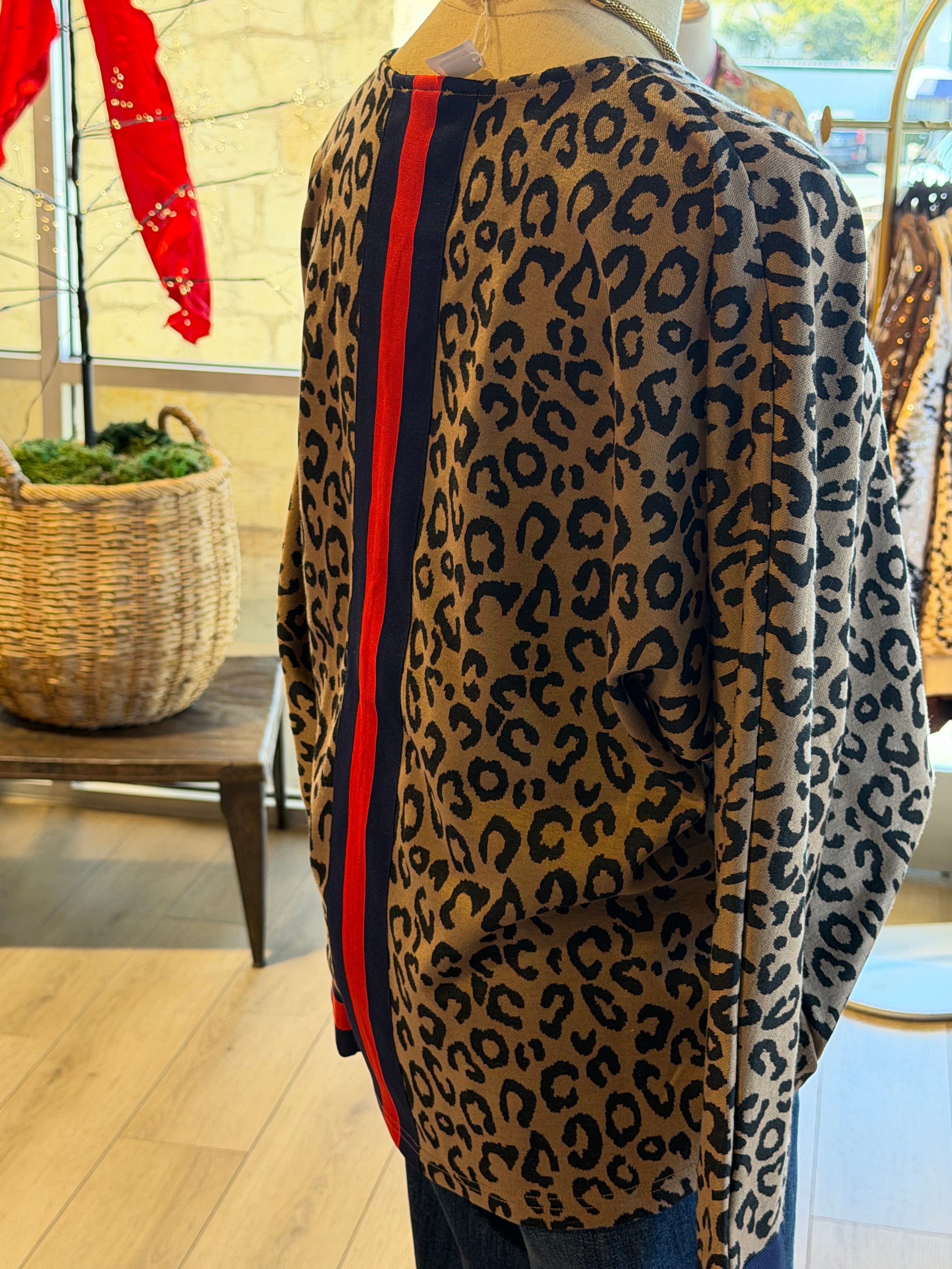 Callie Leopard Sweater- 2 Colors