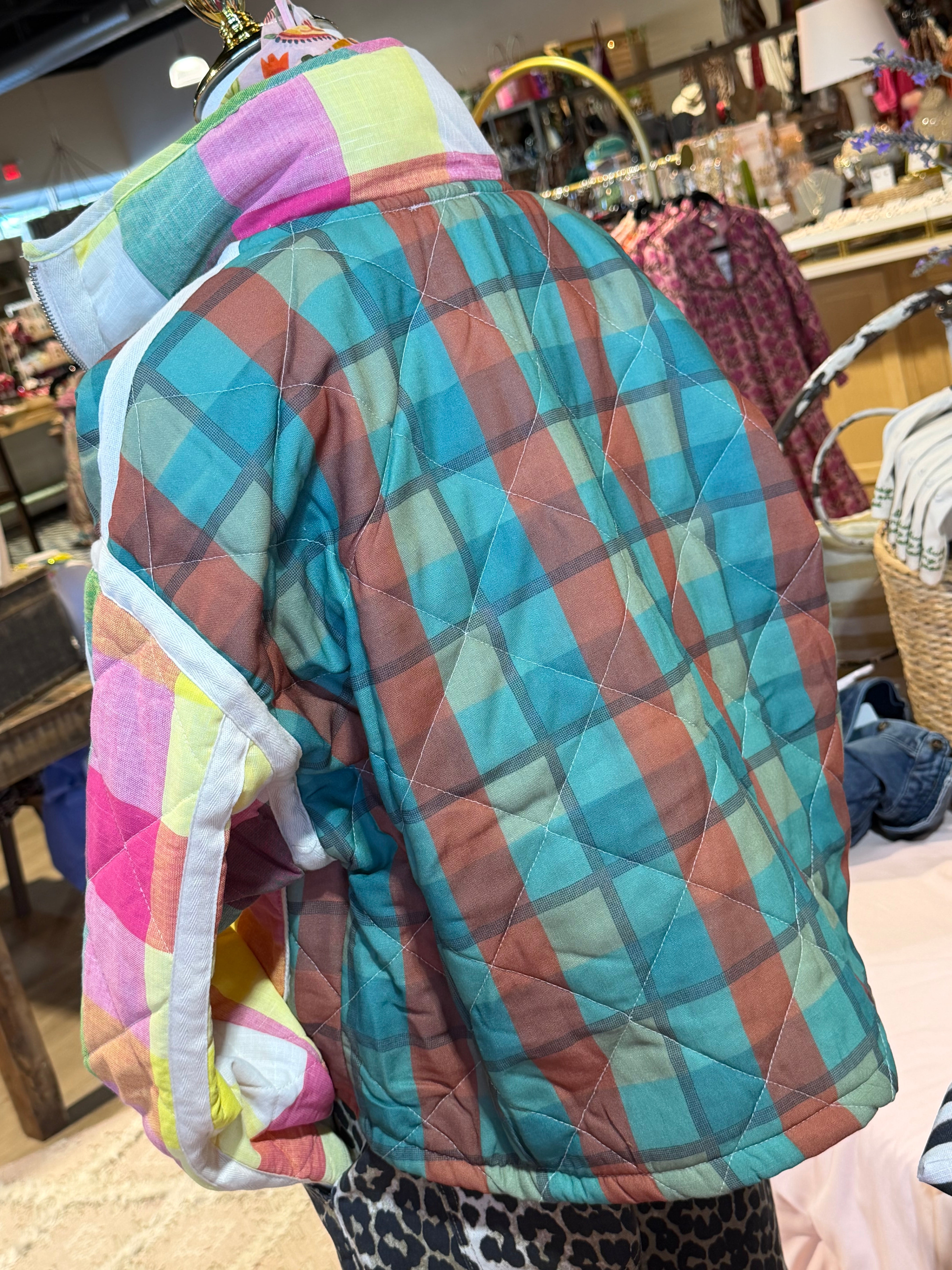 Quilted Patchwork Puffer