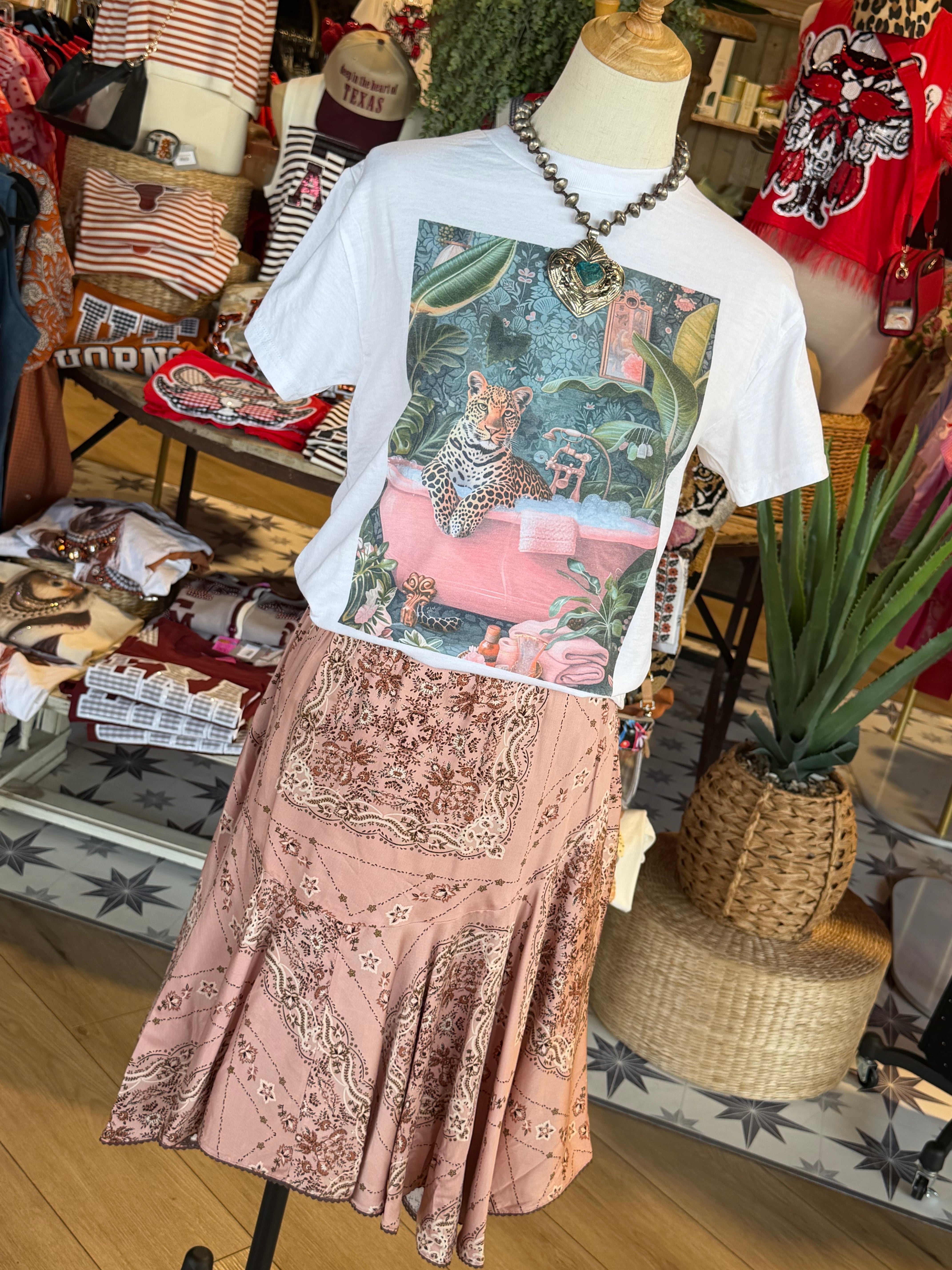 Bandana Swing Skirt