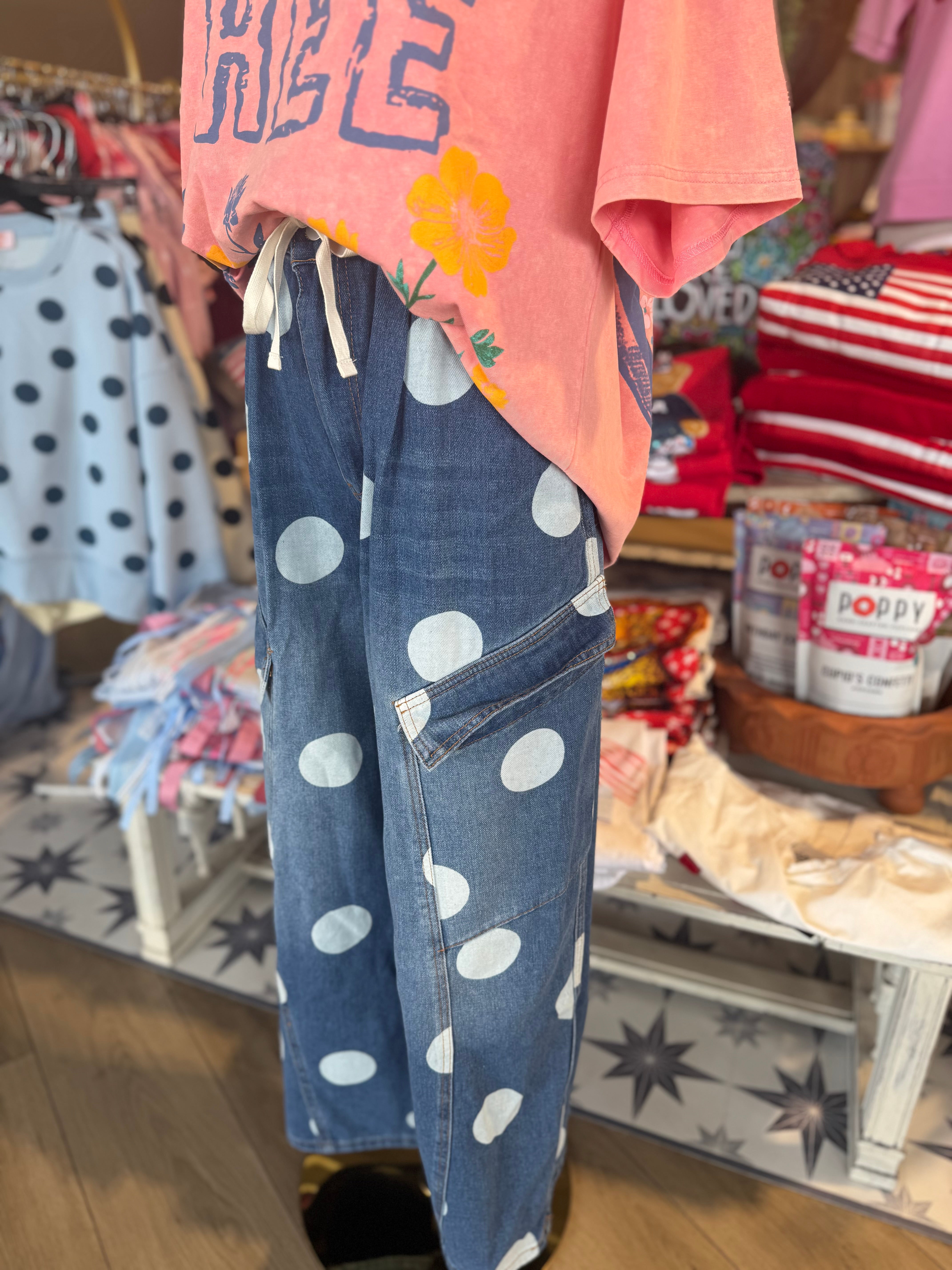 Polka Dot Jeans