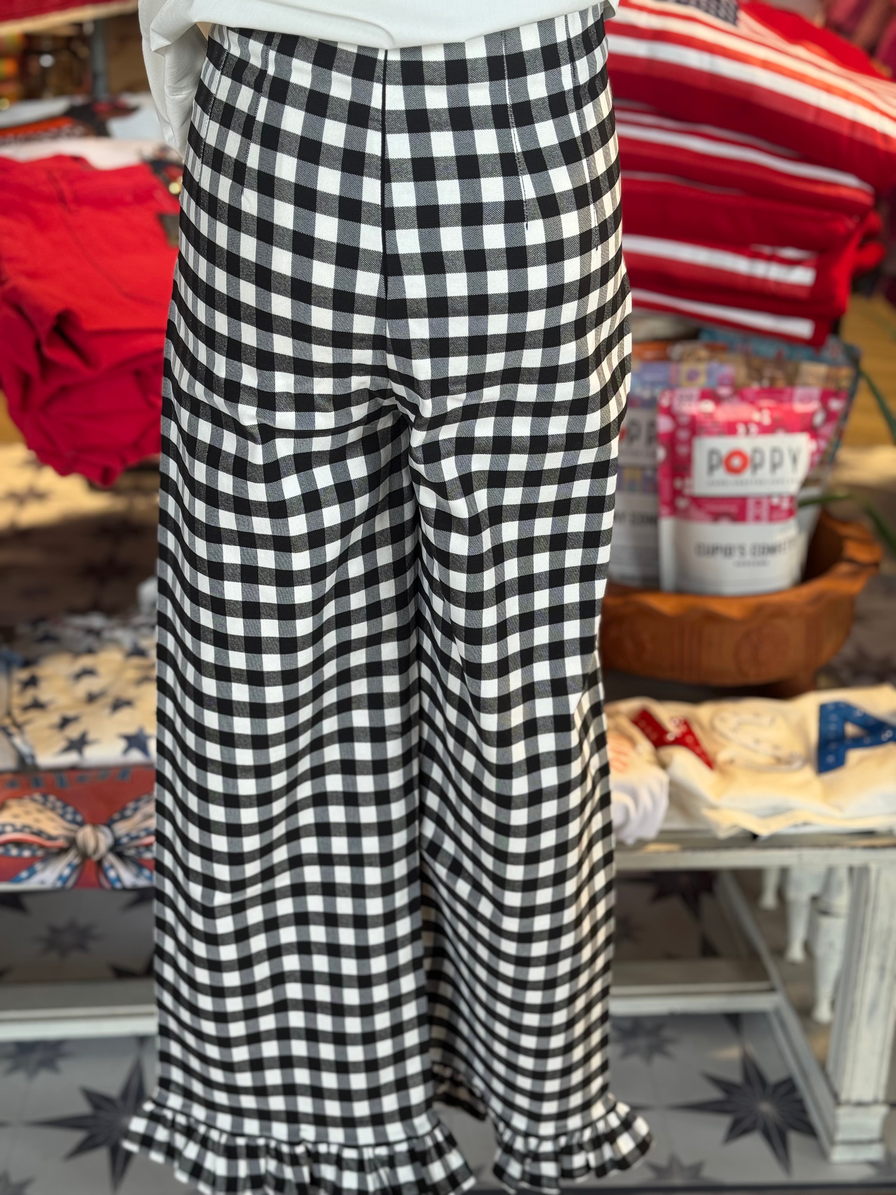 Gina Gingham Pants