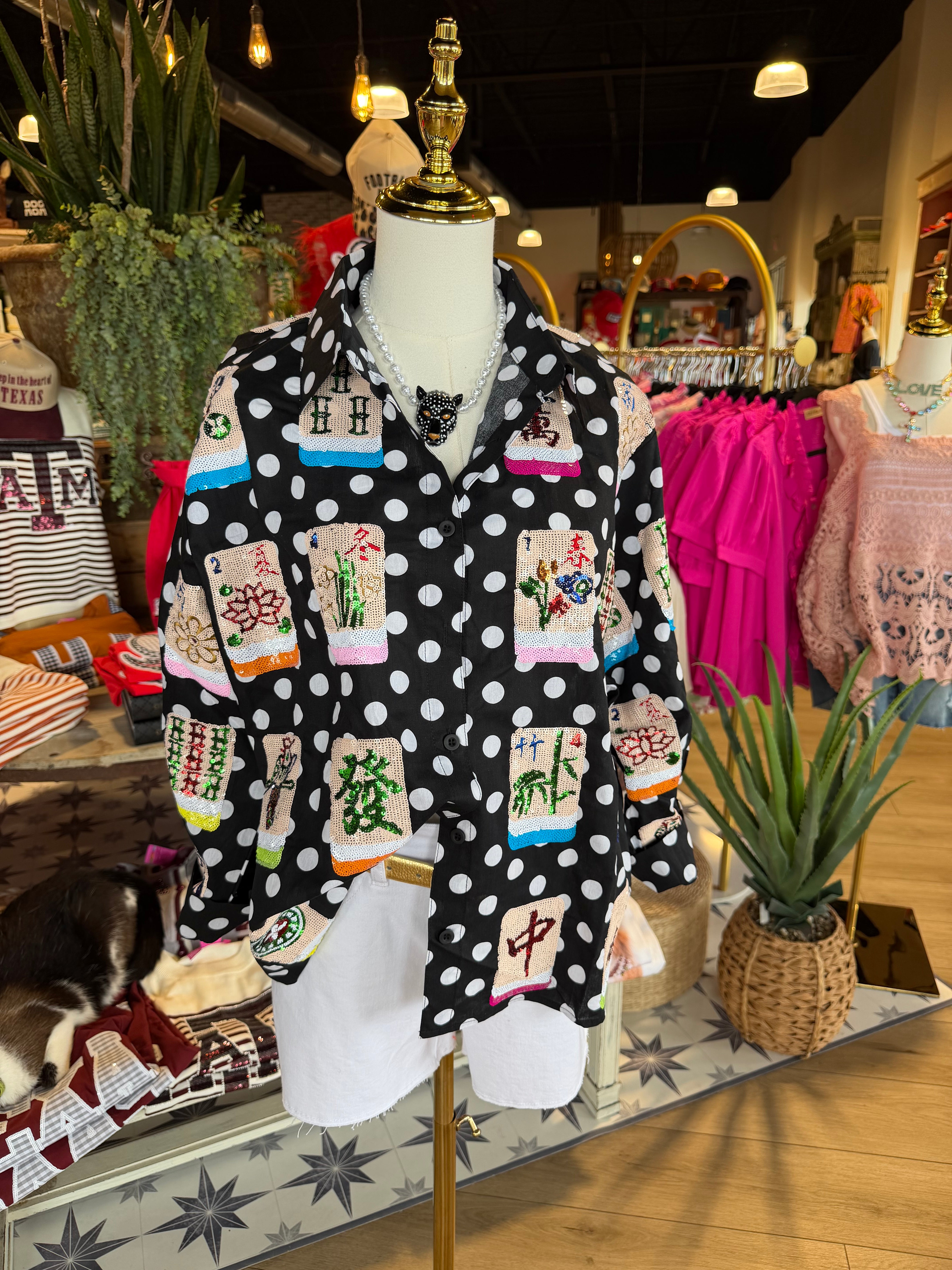 Mahjong Button Up