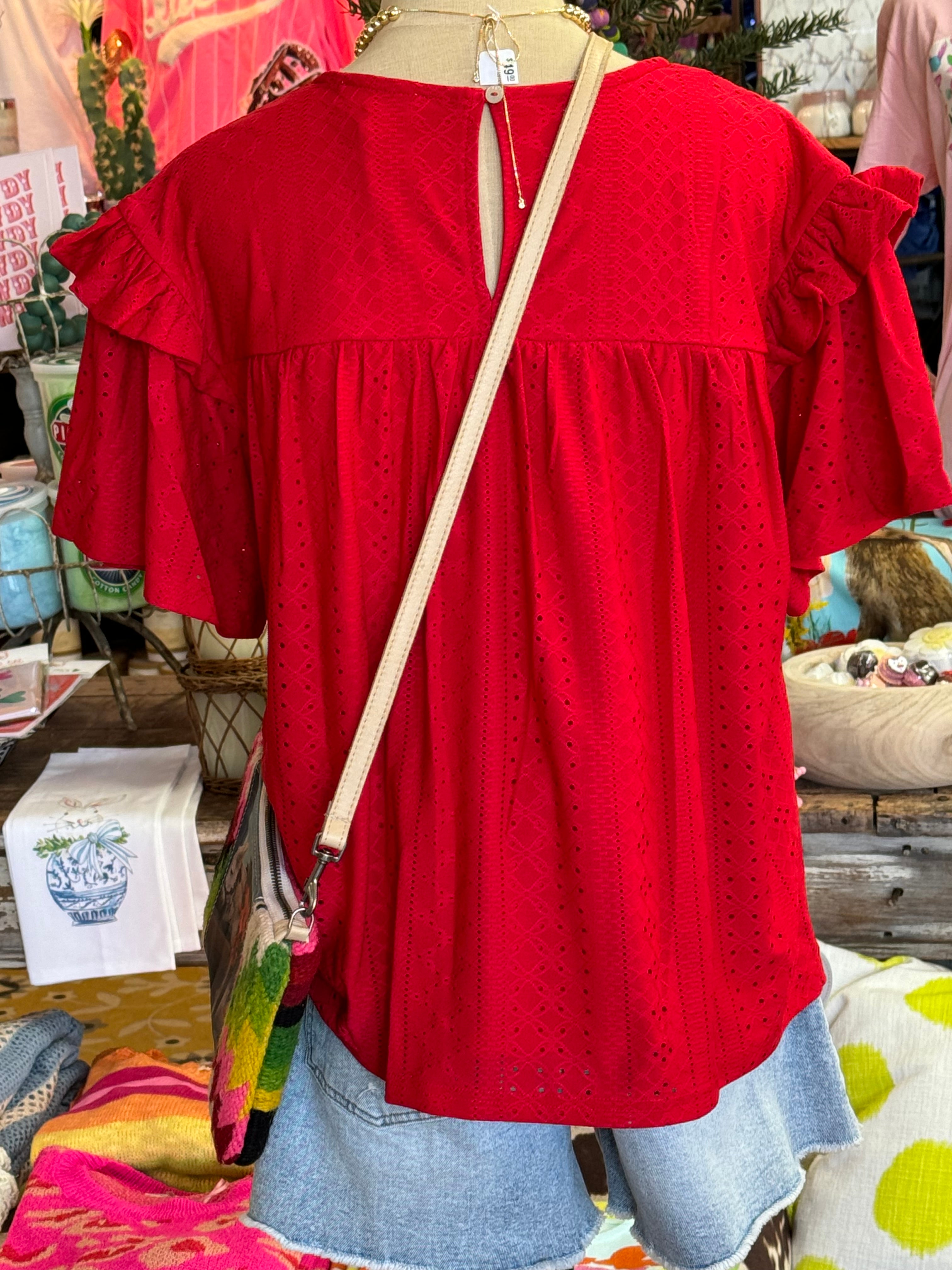 Scarlet O’Hare Top