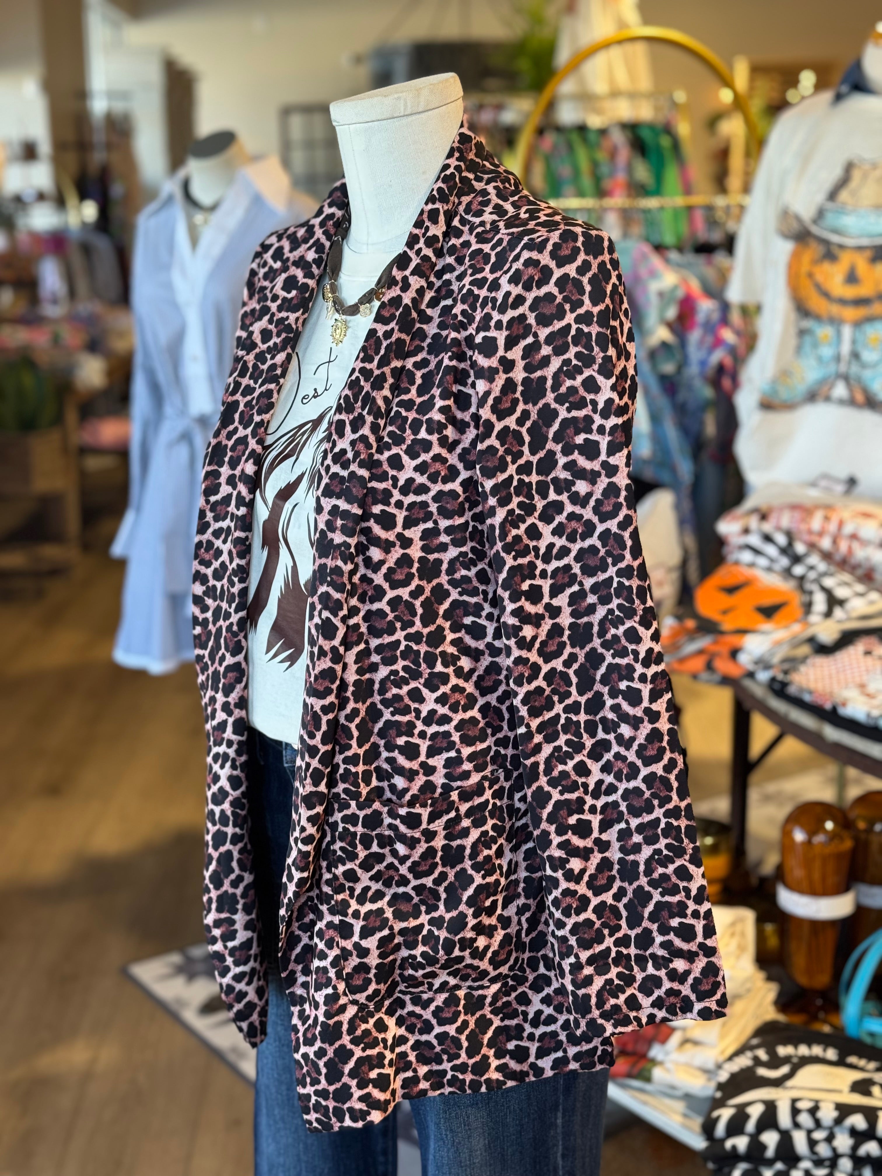Cheetah Blazer