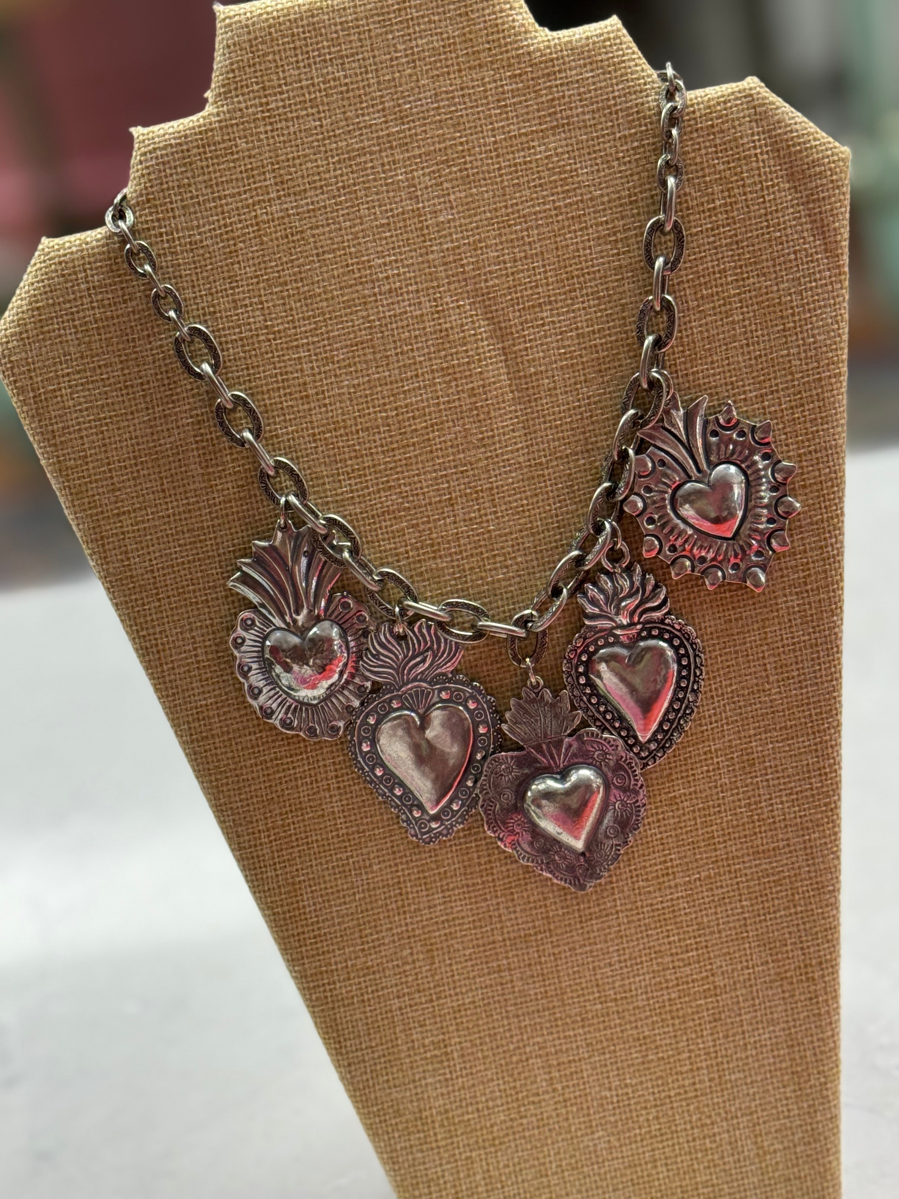 Vintage Hearts Necklace