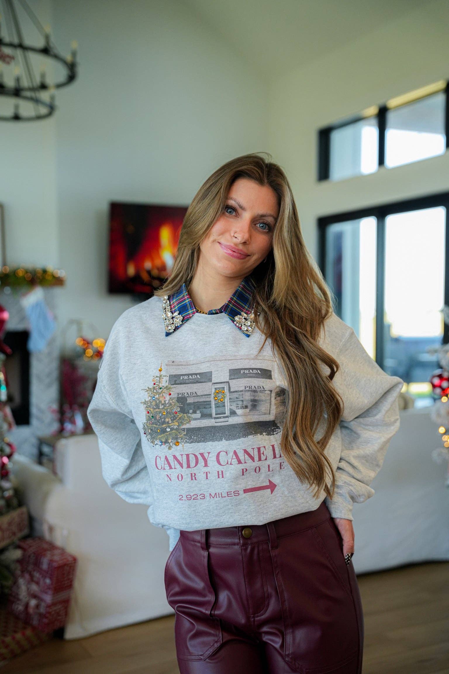 CANDY CANE X MARFA CREWNECK