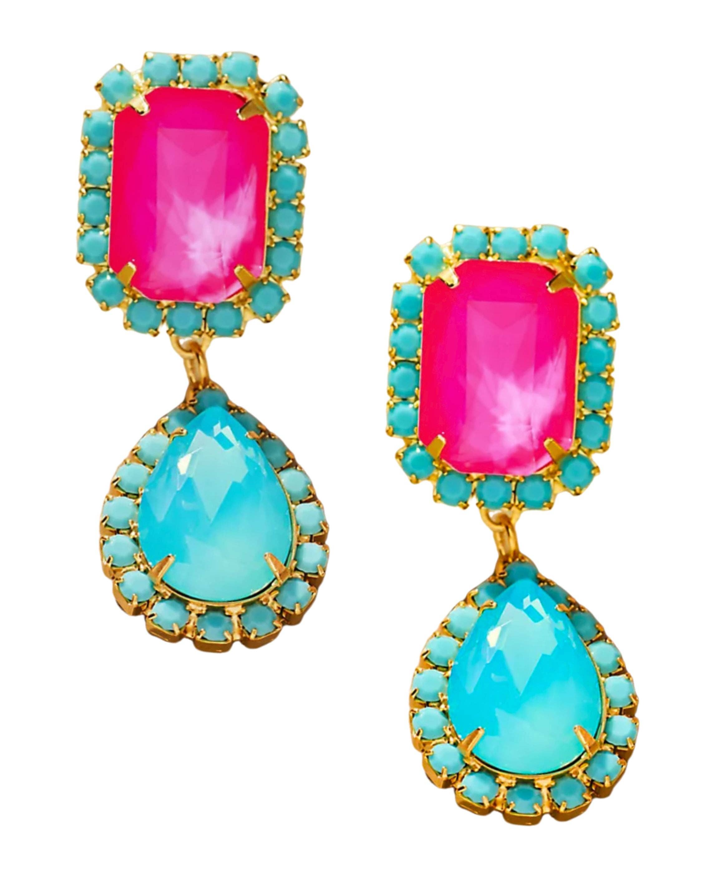 The Jewel Drop in Hot Pink