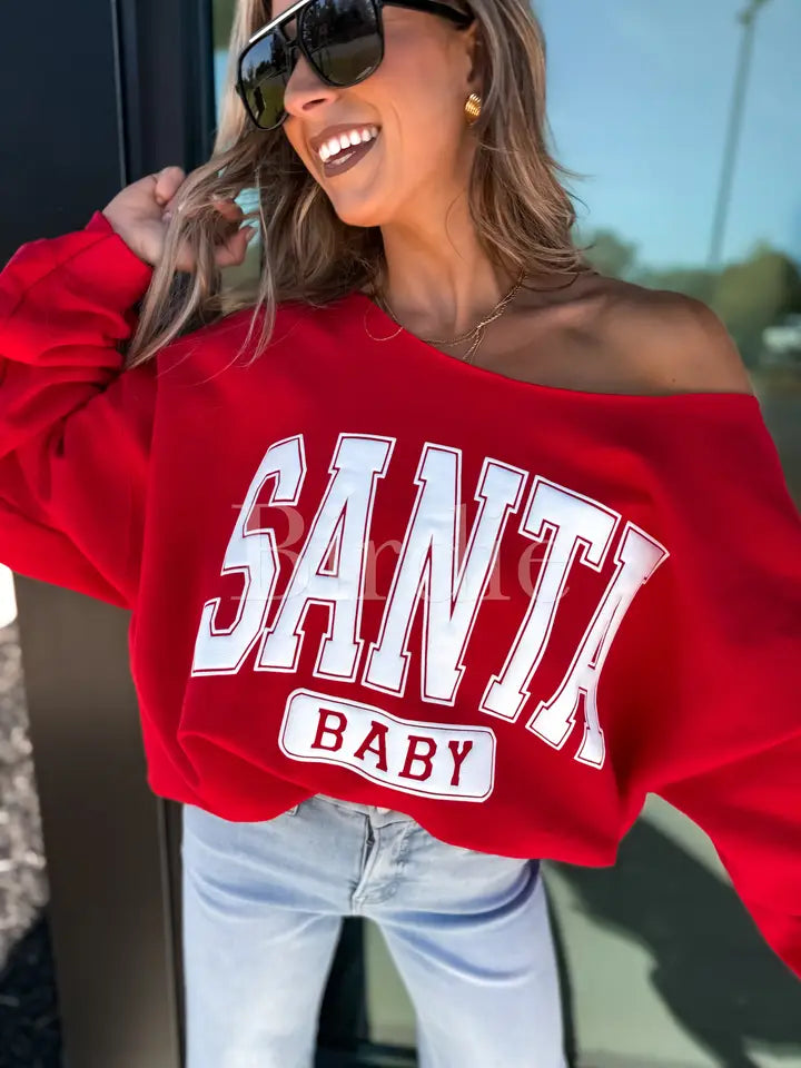 Santa Baby Sweatshirt (2 Colors)
