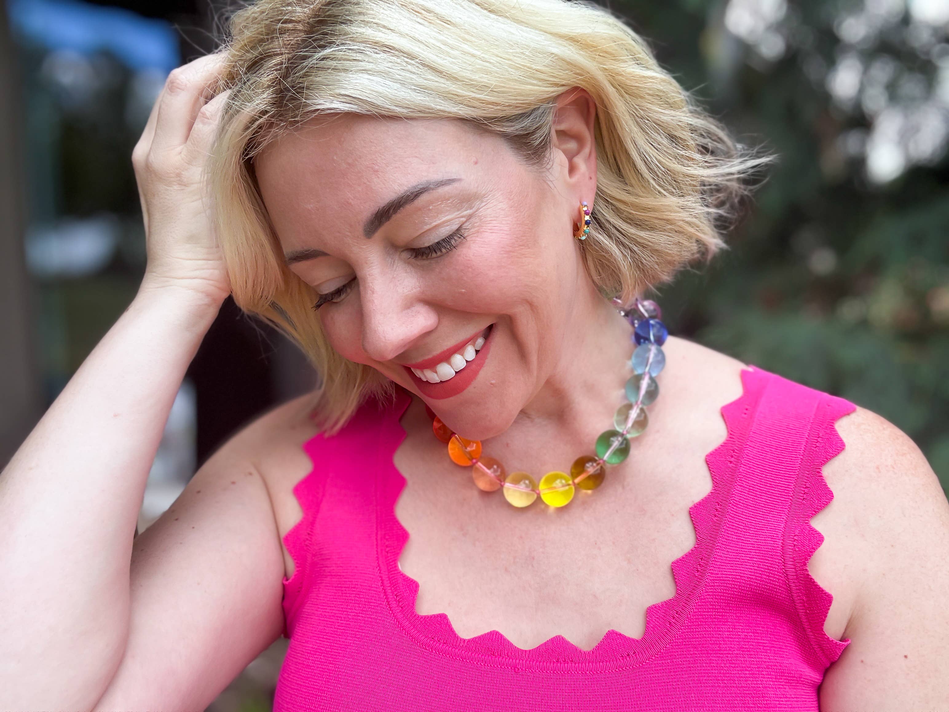 Beaded Necklace - Judy -