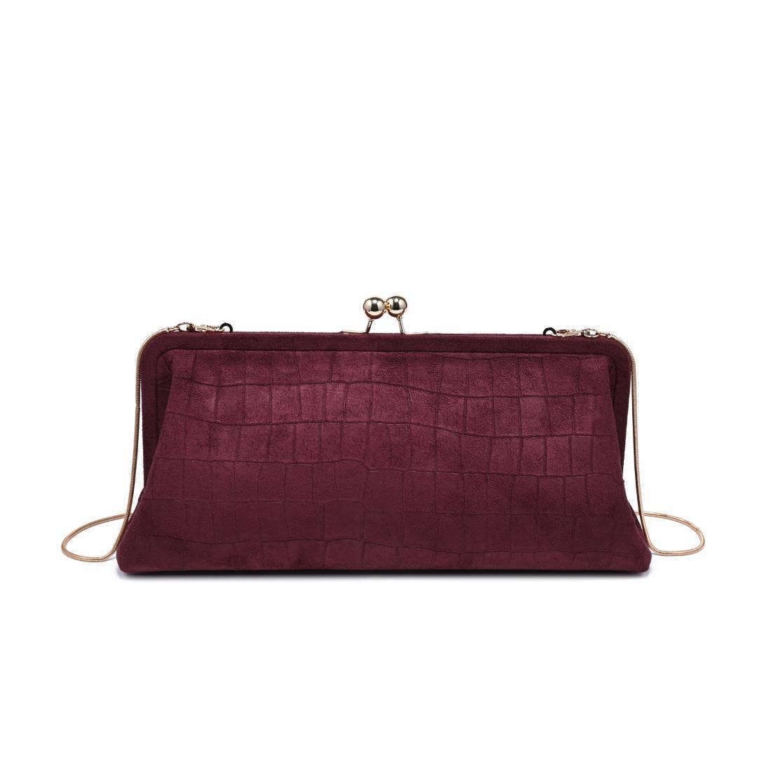 Kristin - Faux Suede Clutch