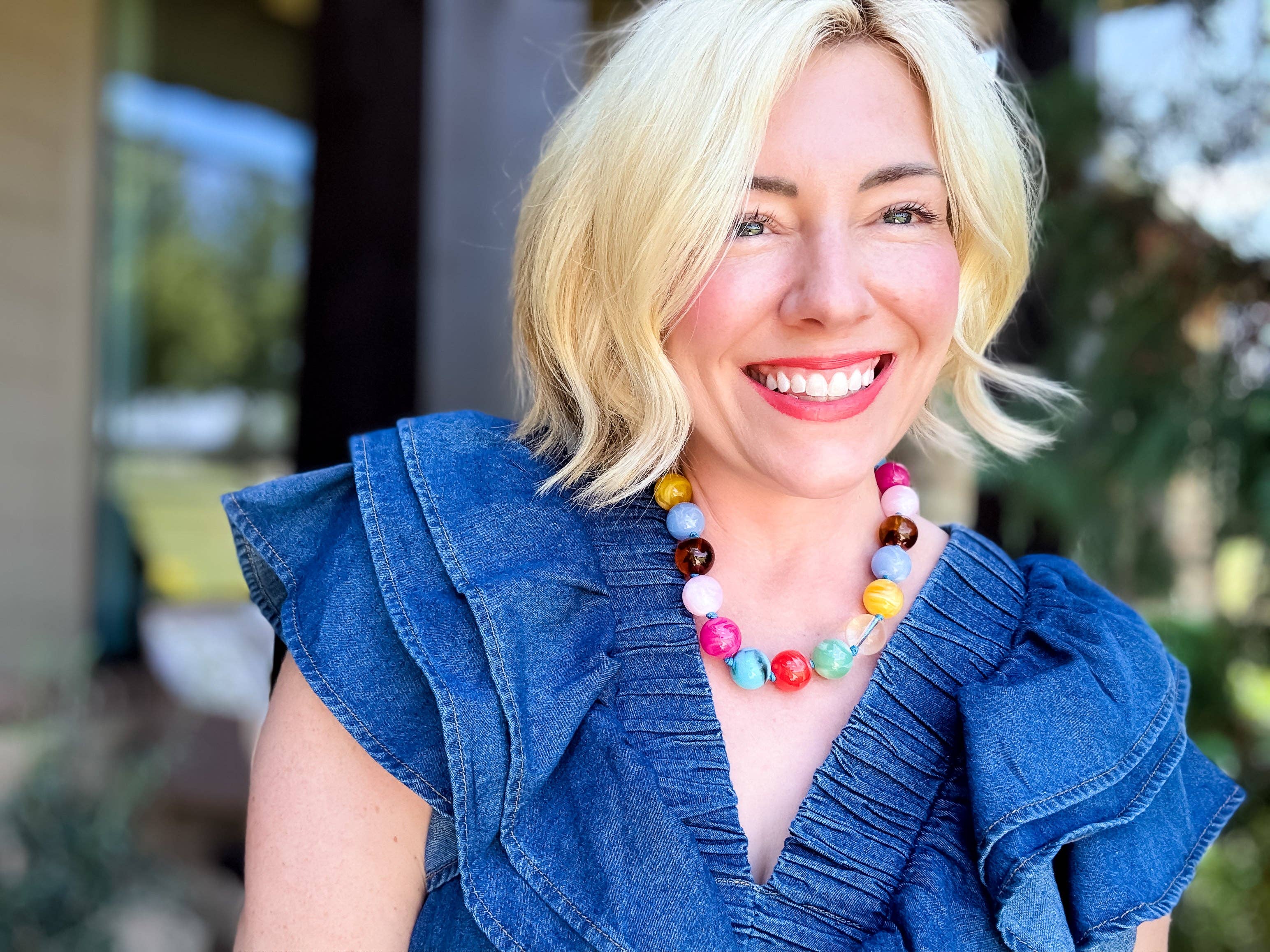 Beaded Necklace - Judy -