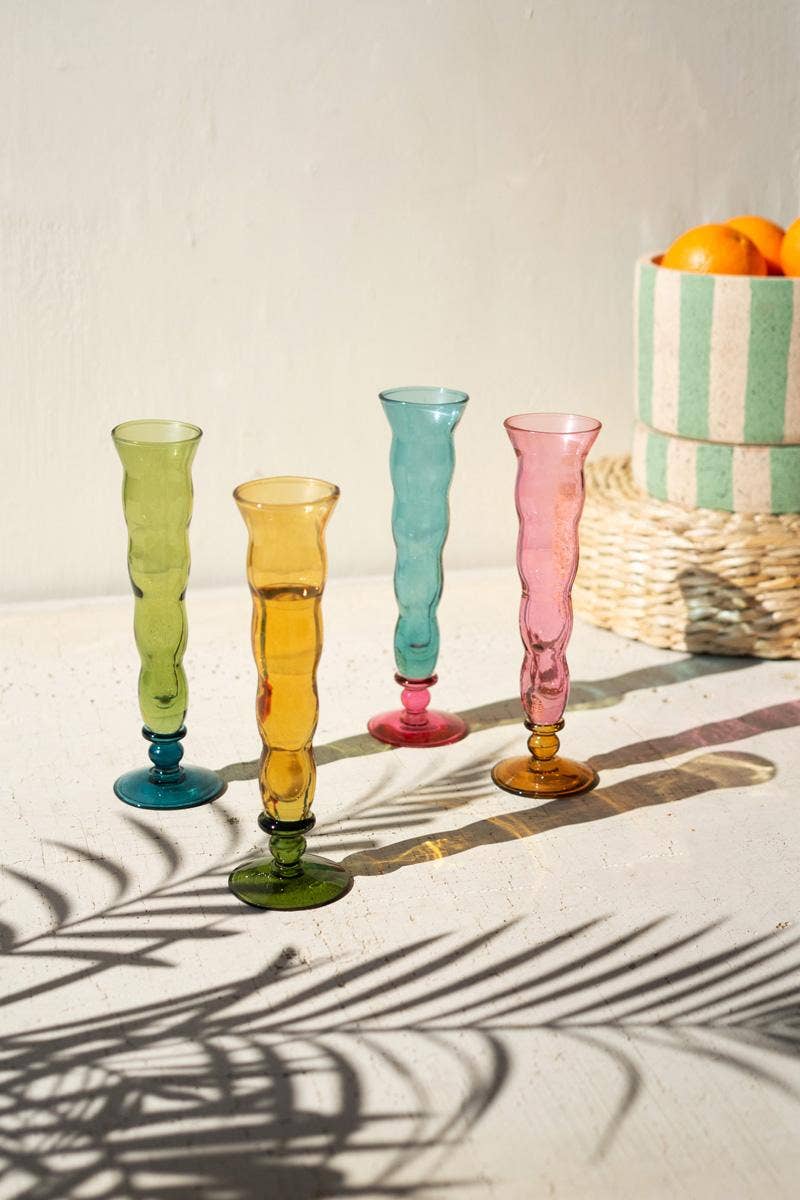 Trumpet Champagne Glasses (4 Colors)