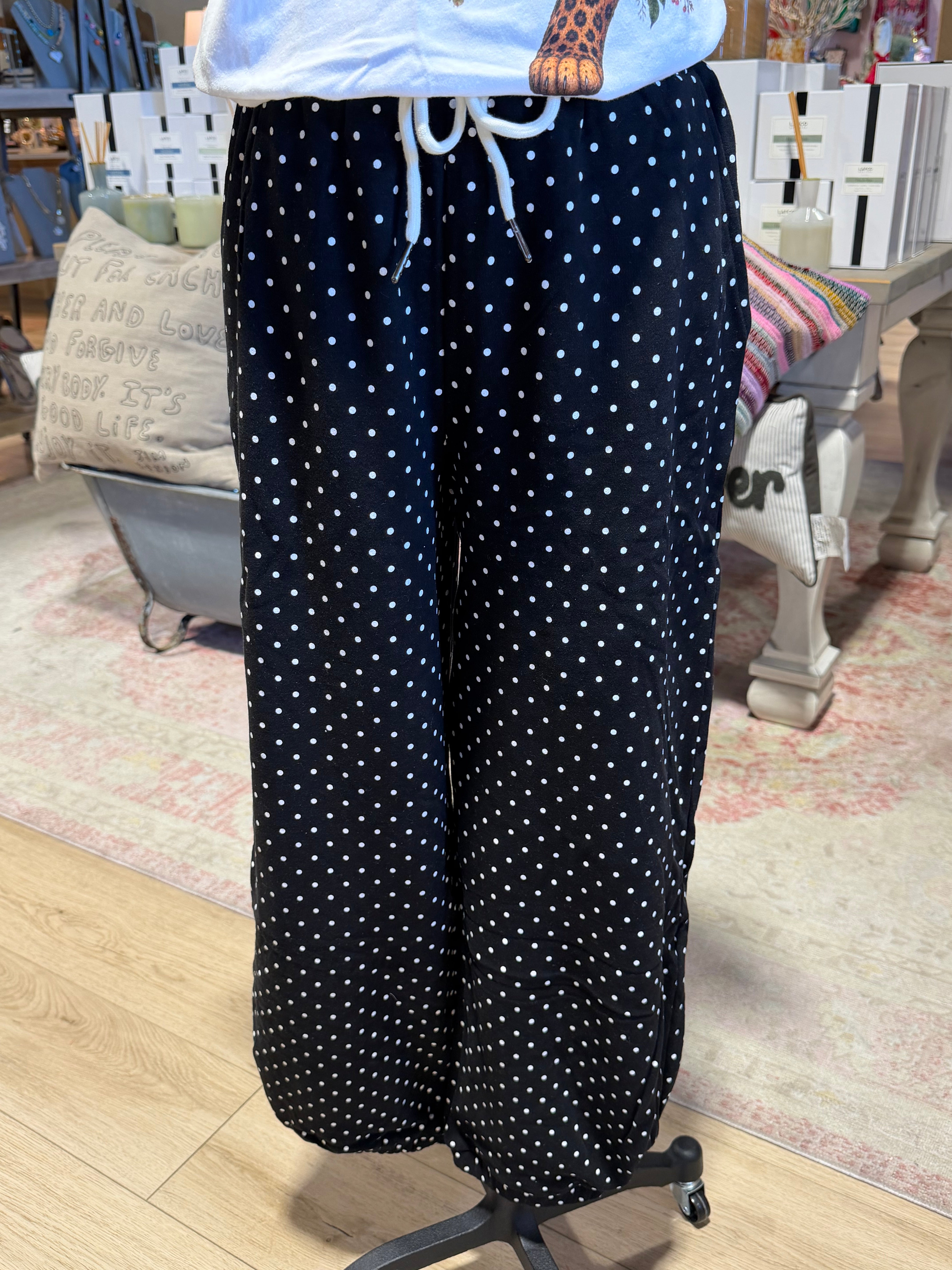 Polka Dot Lounge Pants