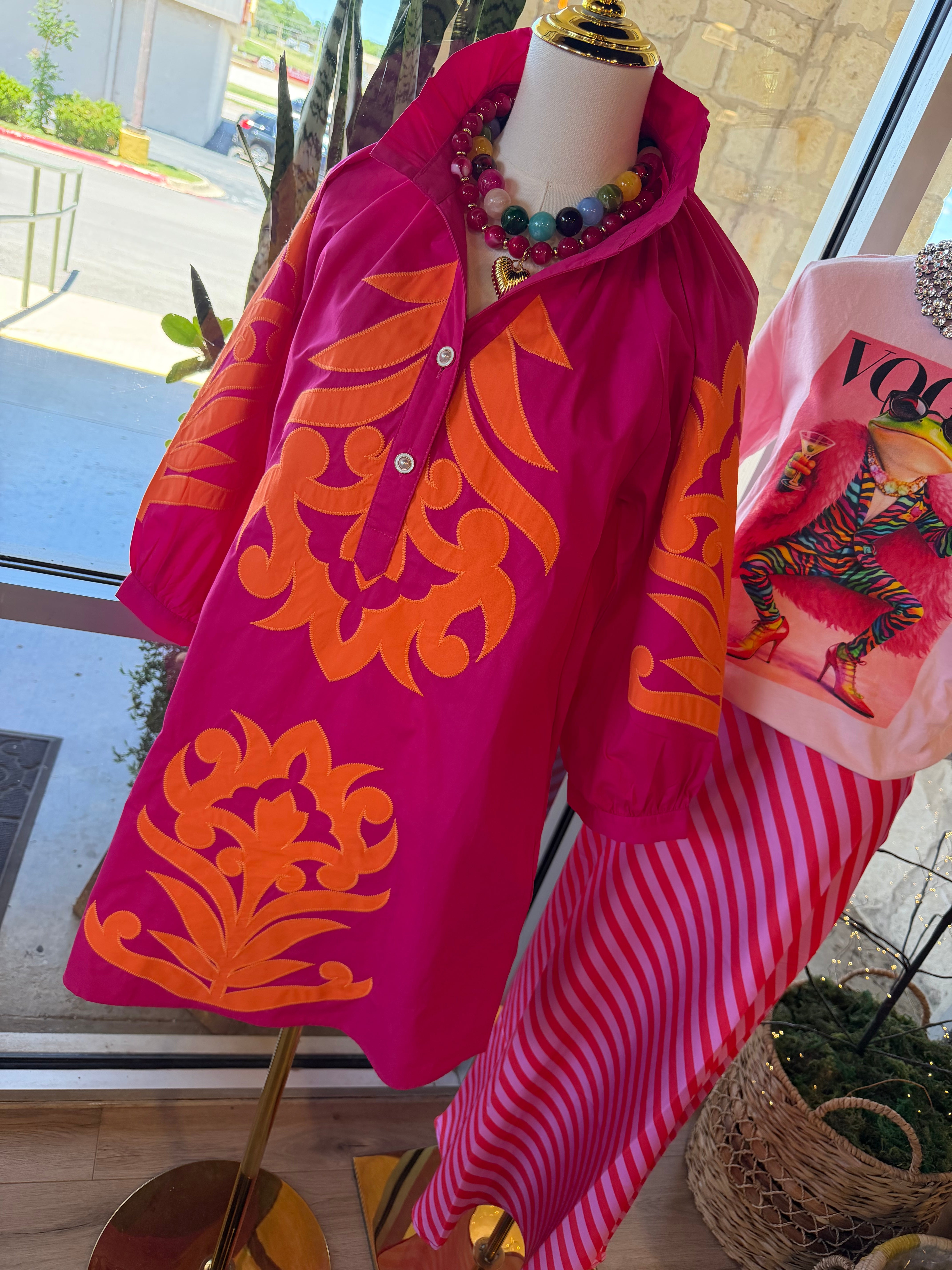 Kathy Appliqué Dress