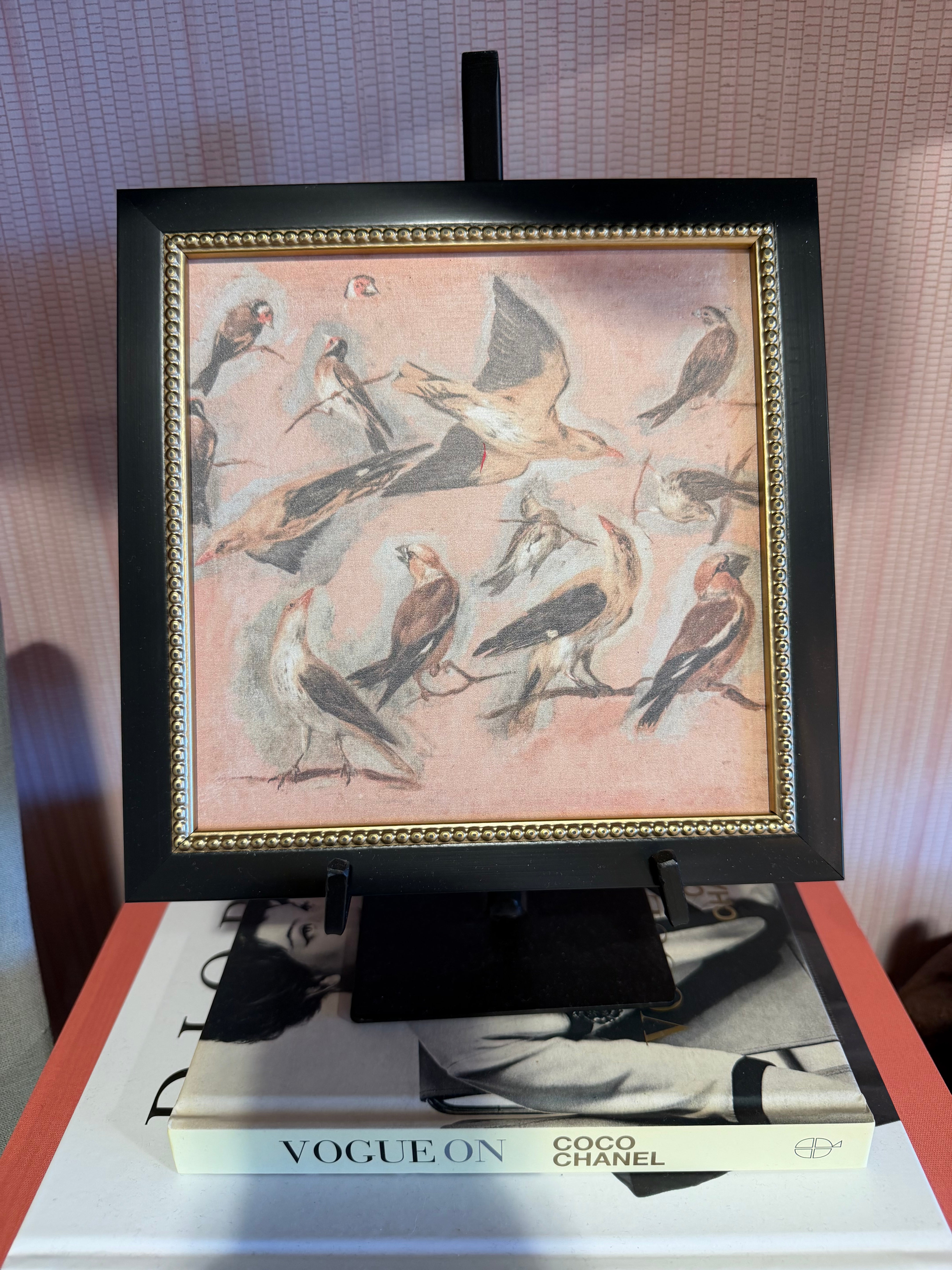 Pink Birds Framed Art
