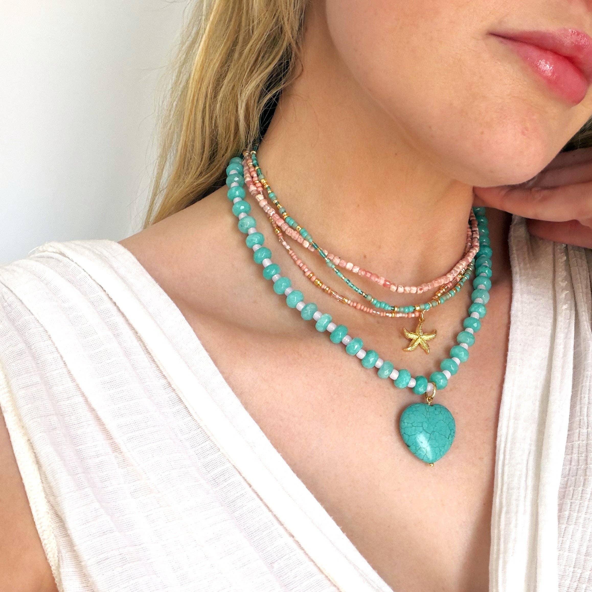 Sugar Pop Heart Candy Necklace