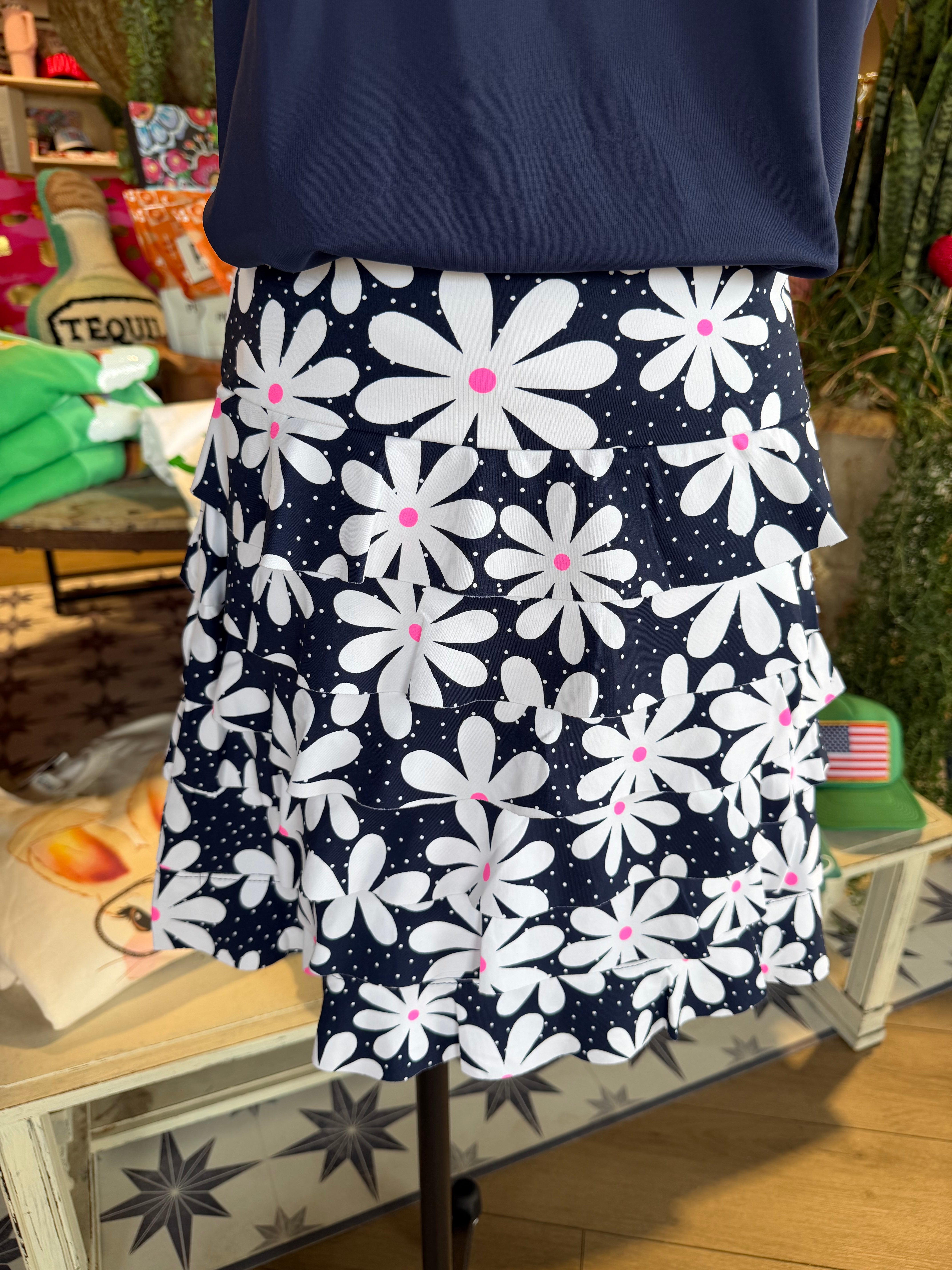 Kelly Navy Top