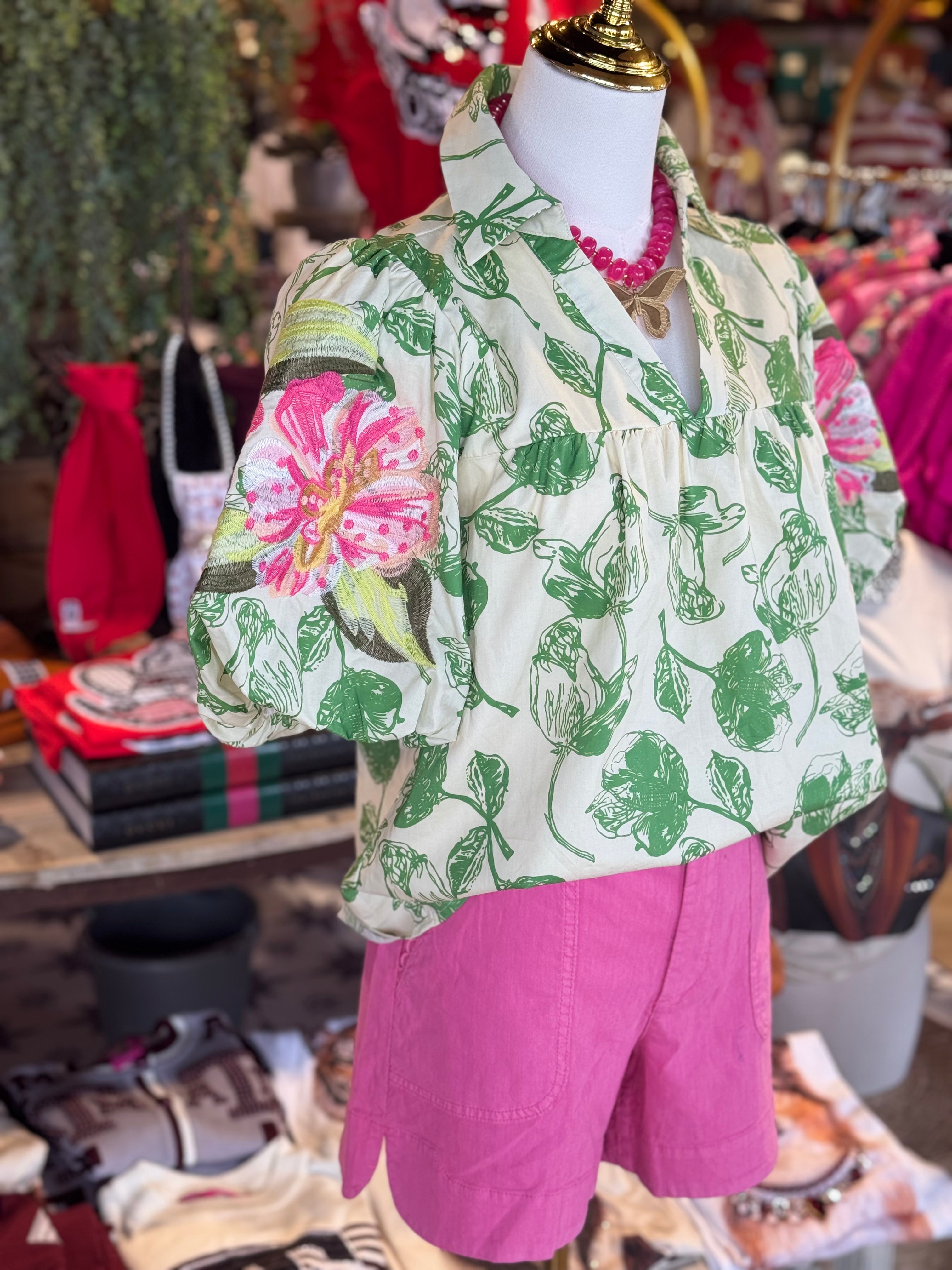 Claudia Floral Top