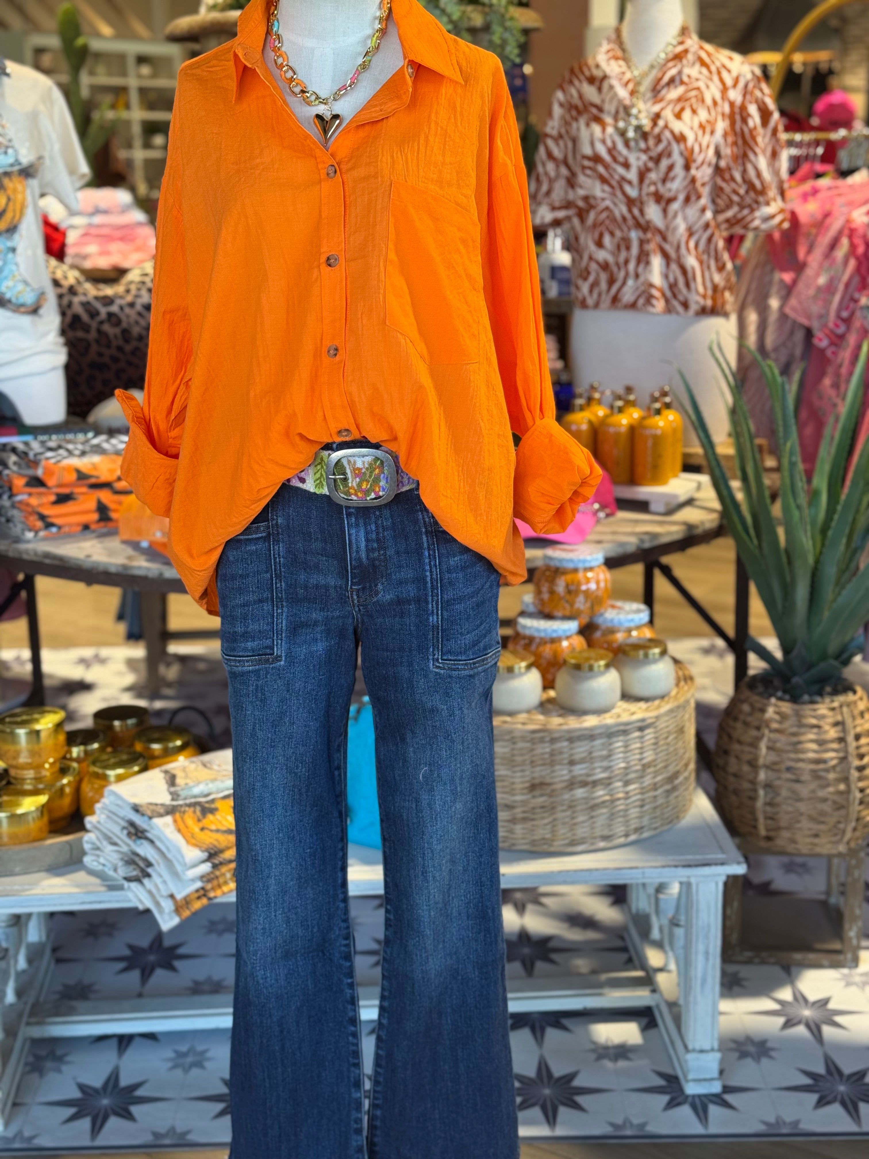 Angie Button Down Top￼