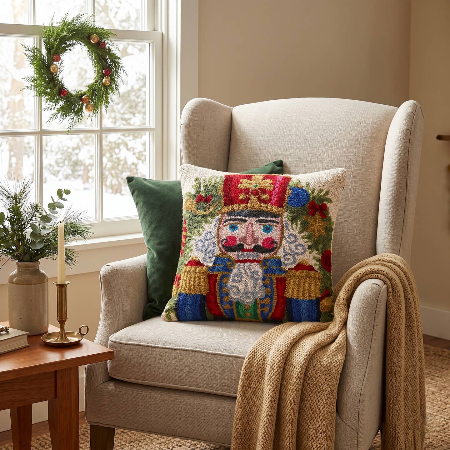 NUTCRACKER HOOK PILLOW - The Pillow Shop