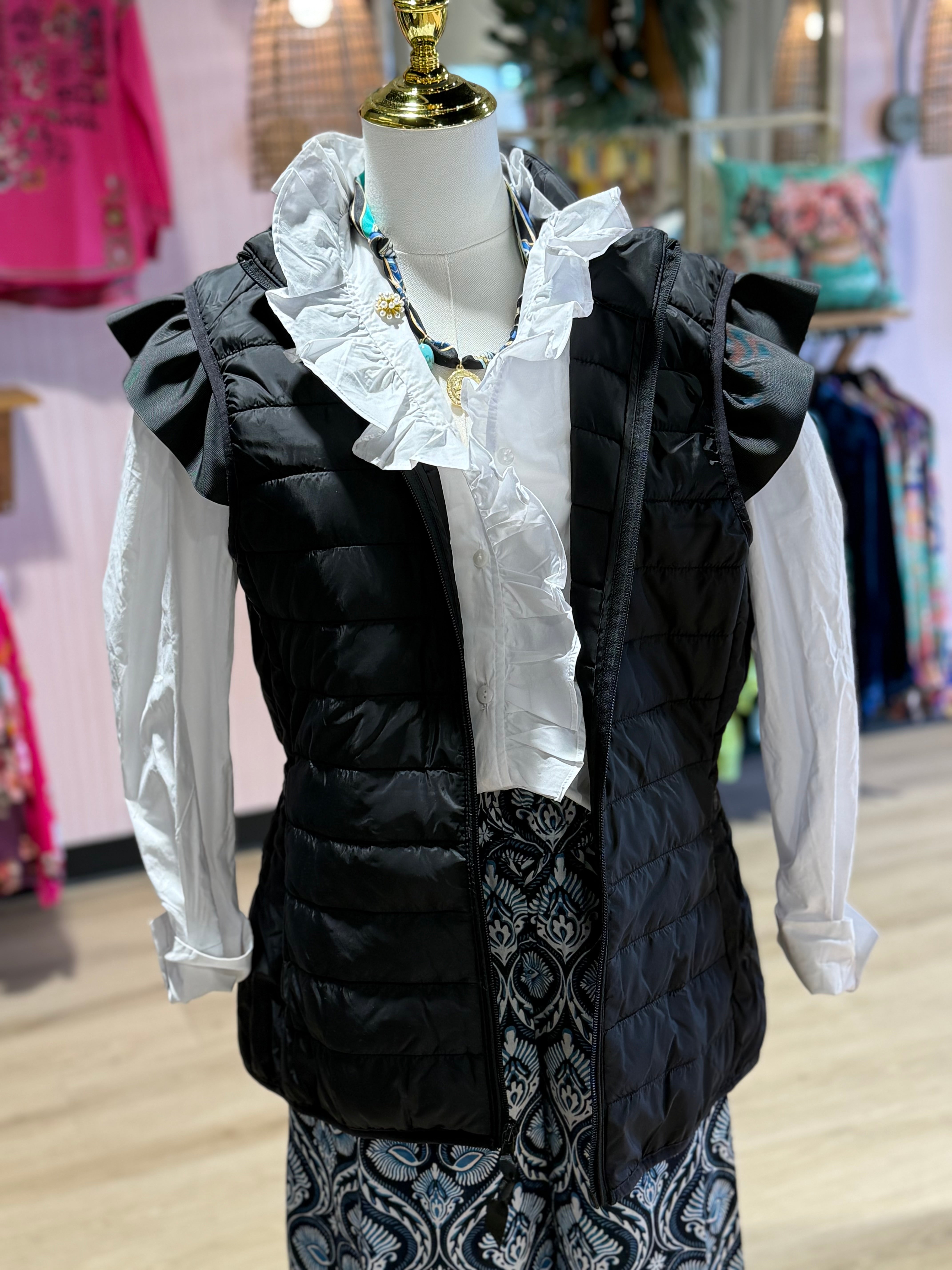 Maggie May Ruffle Vest