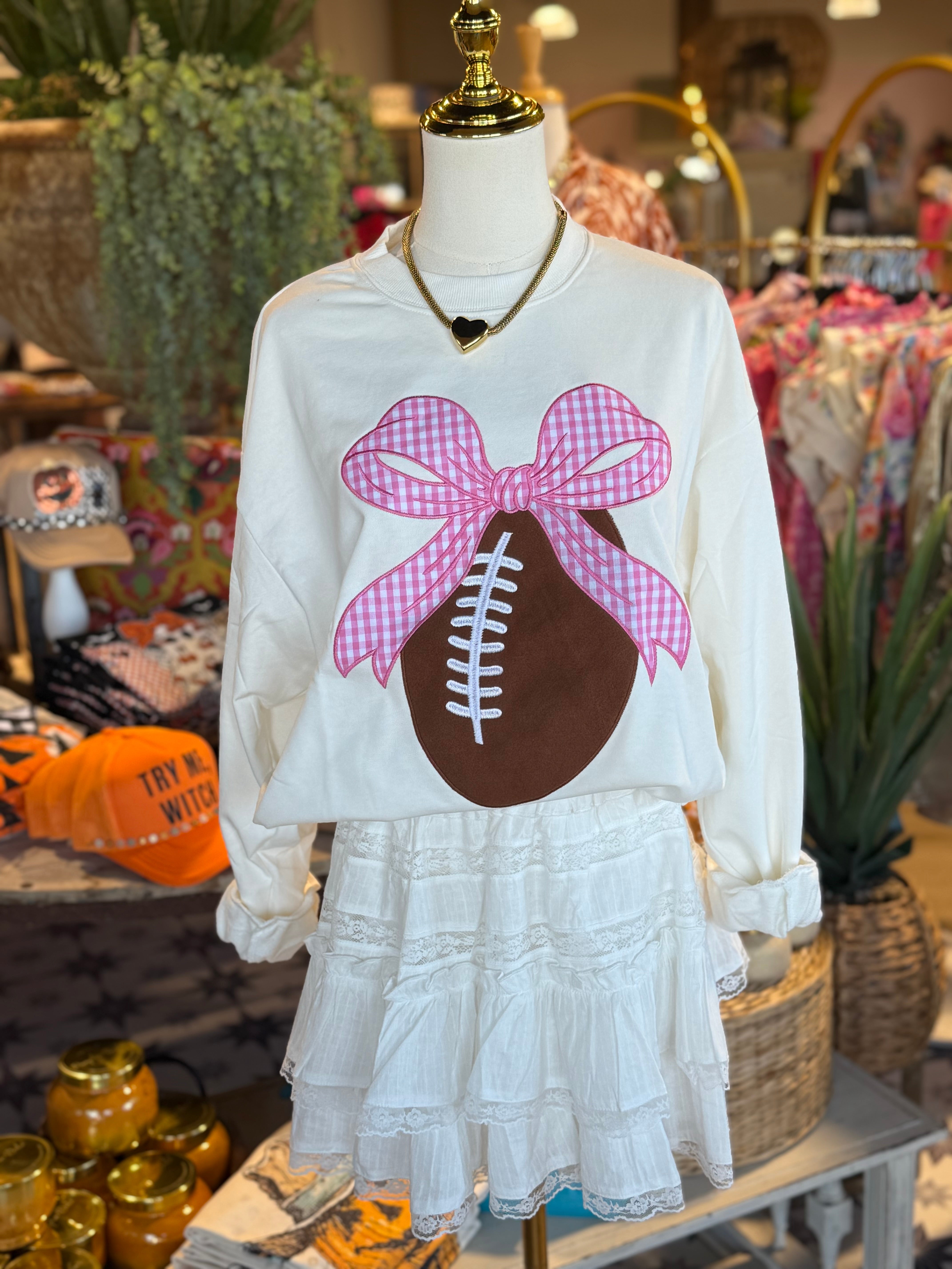 Couture Football Sweatshirt