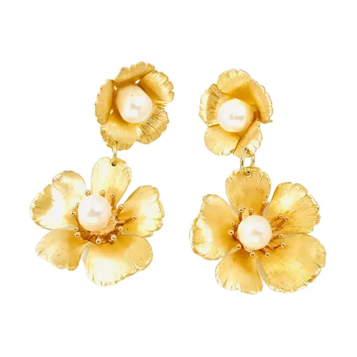 Gilded Pearl Blossoms