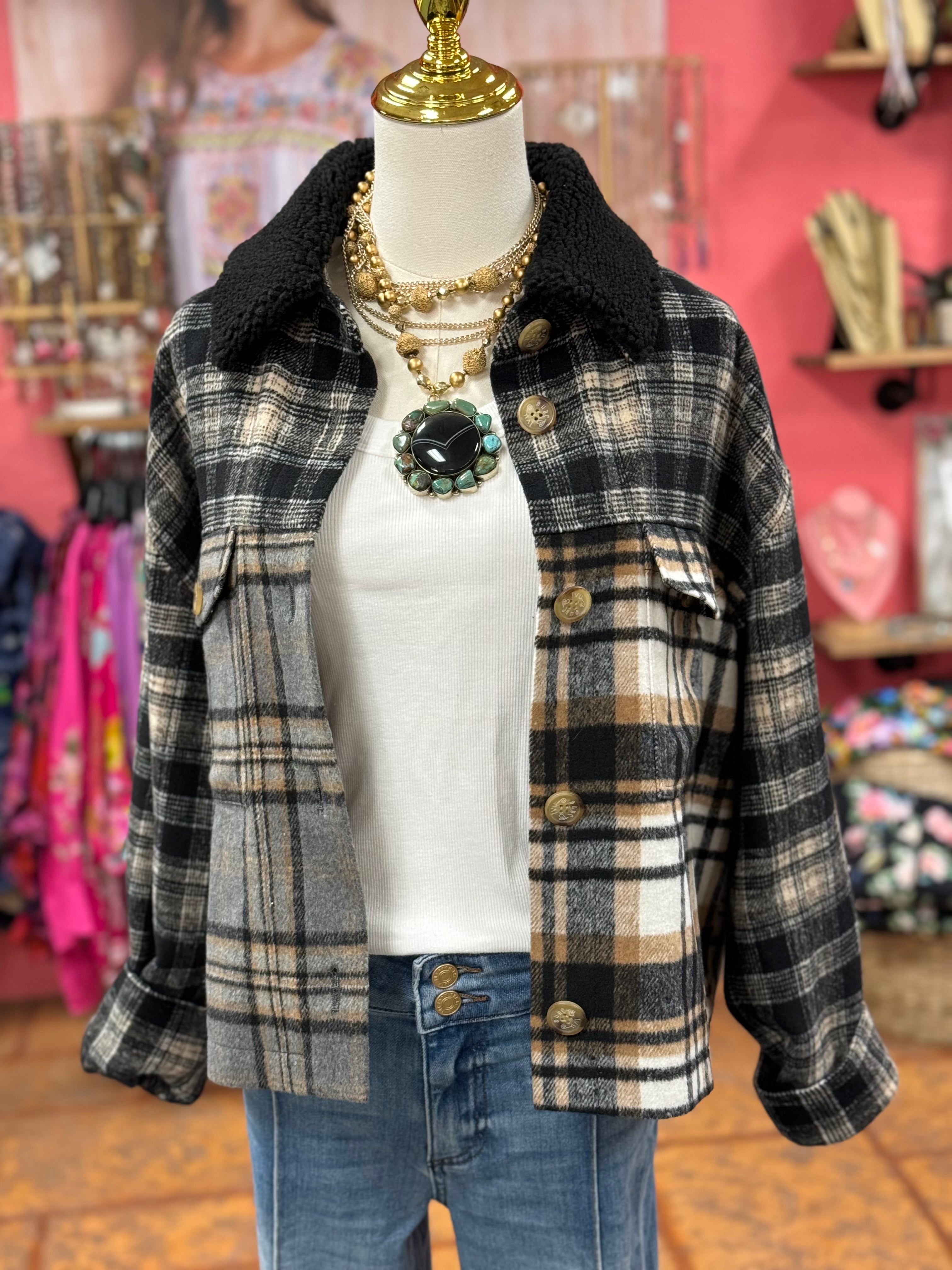 Peggy Ann Plaid Jacket