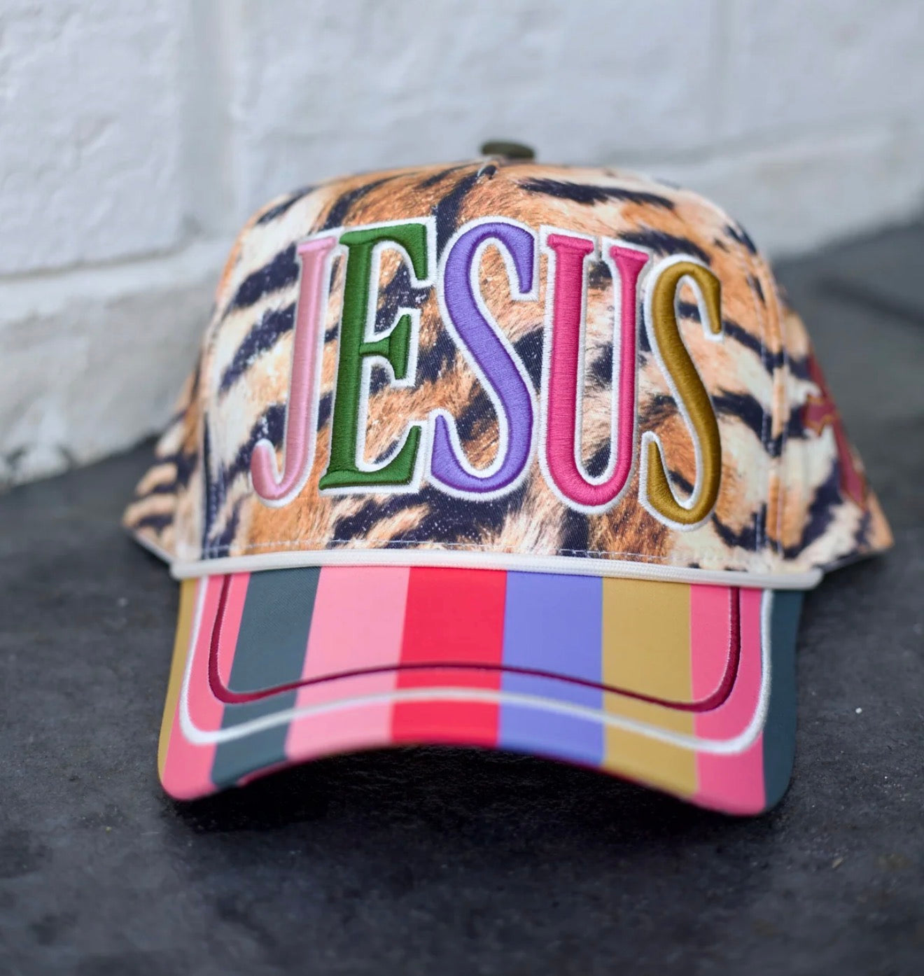 Tiger Stripe Jesus Hat