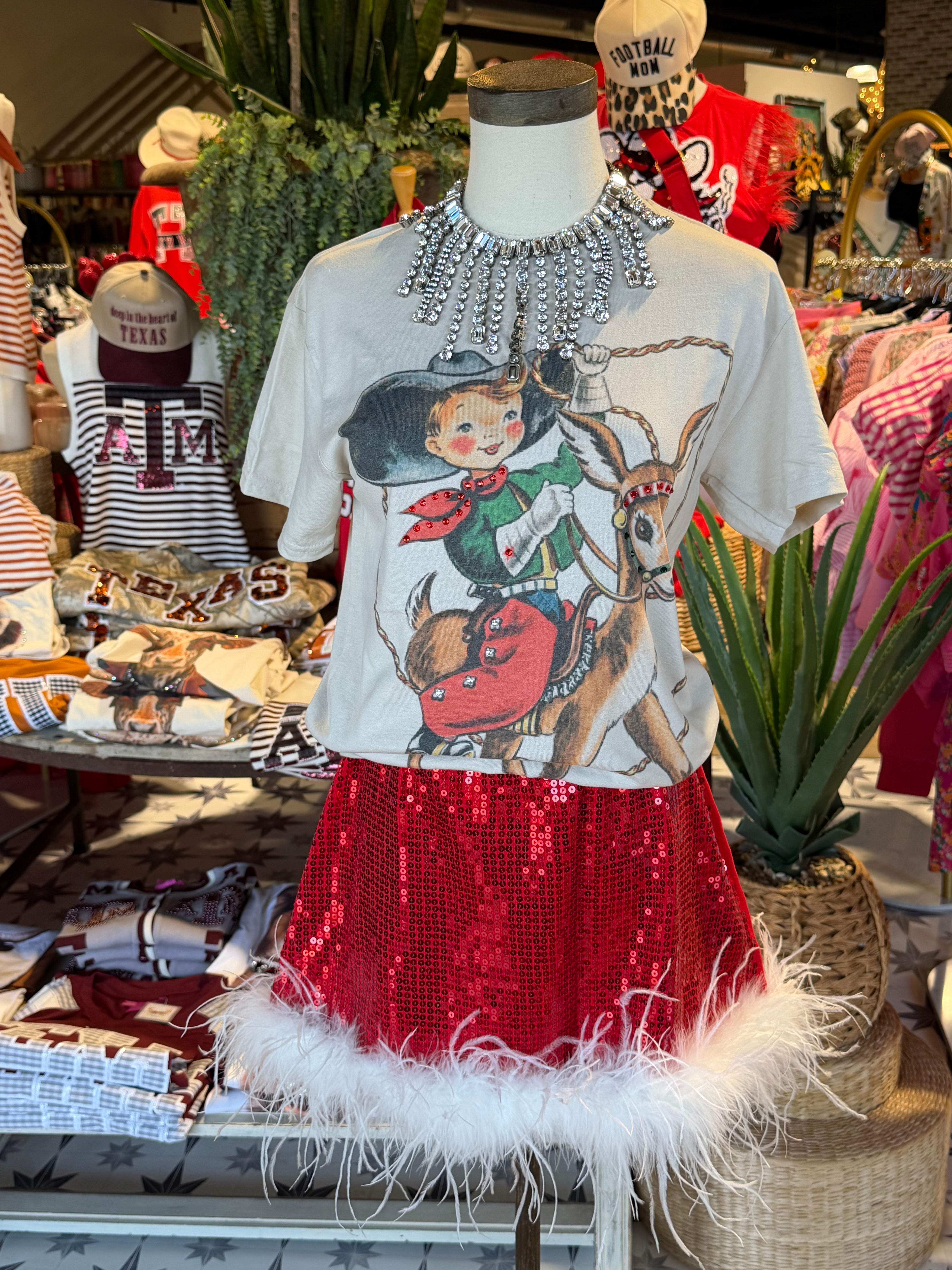 Christmas Cowboy Tee