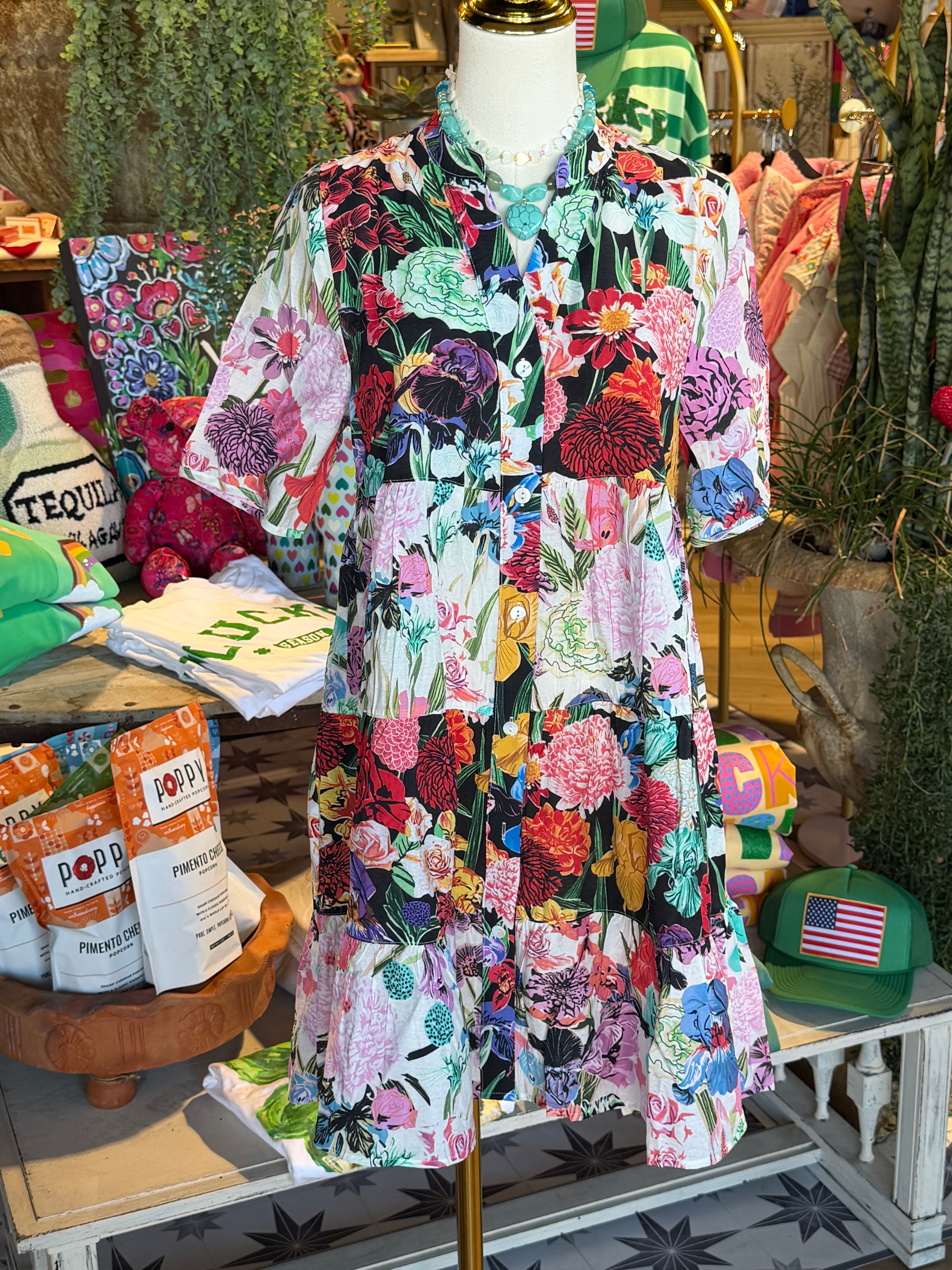 Chloe Printed Layer Dress