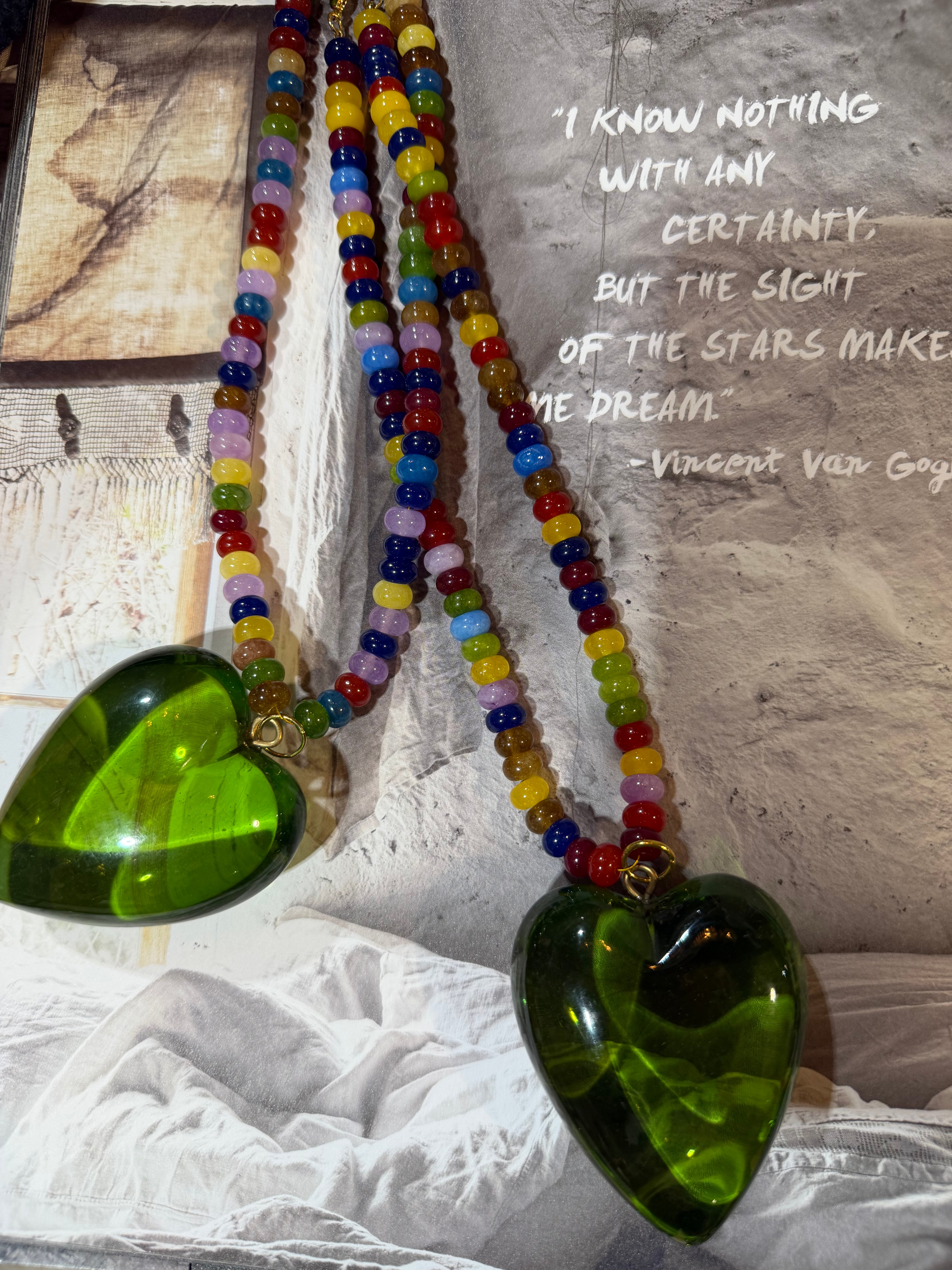 Puff Heart Necklace