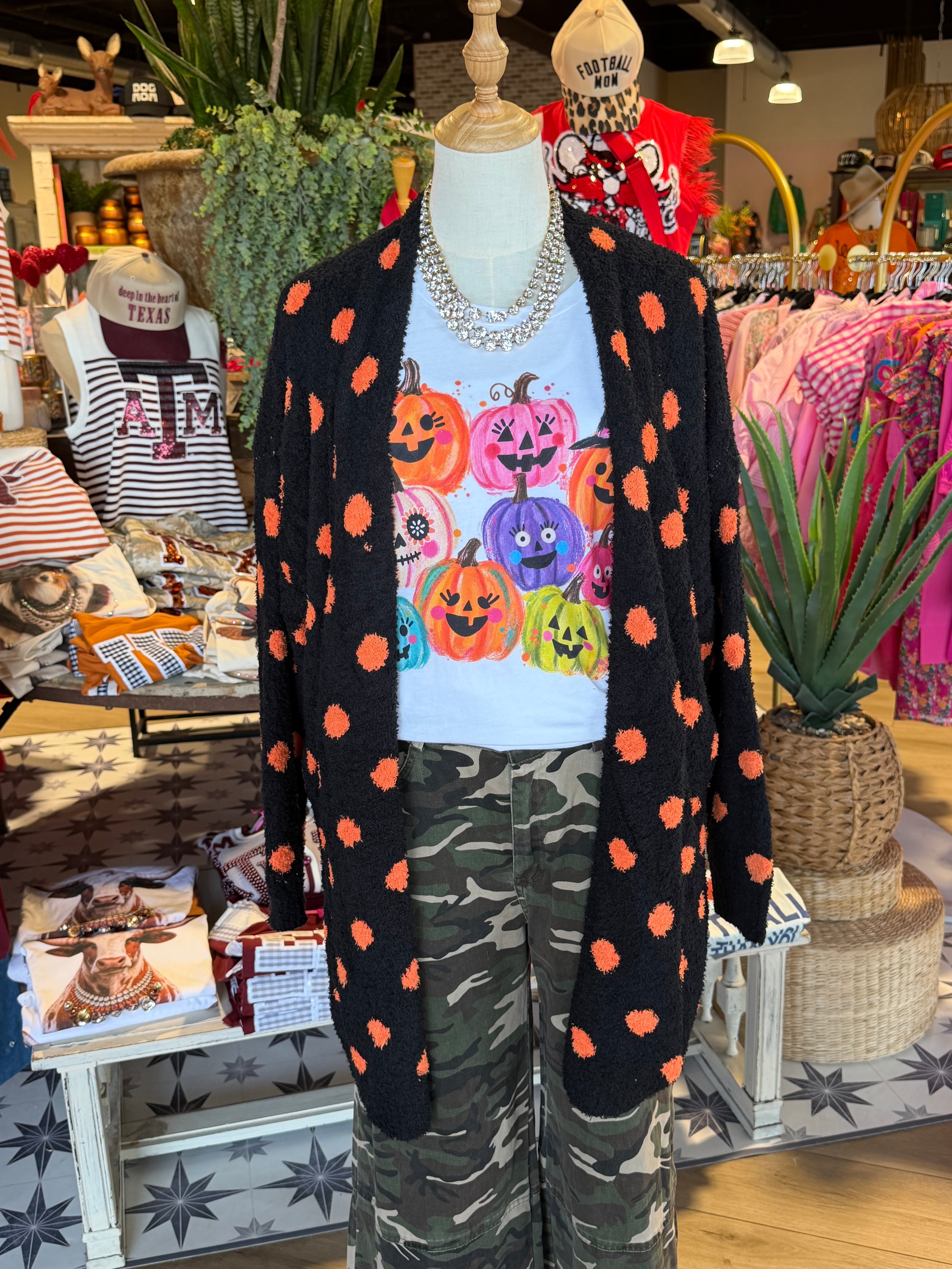 BOO CREW REVERSIBLE CLOUD CARDIGAN 3 colors