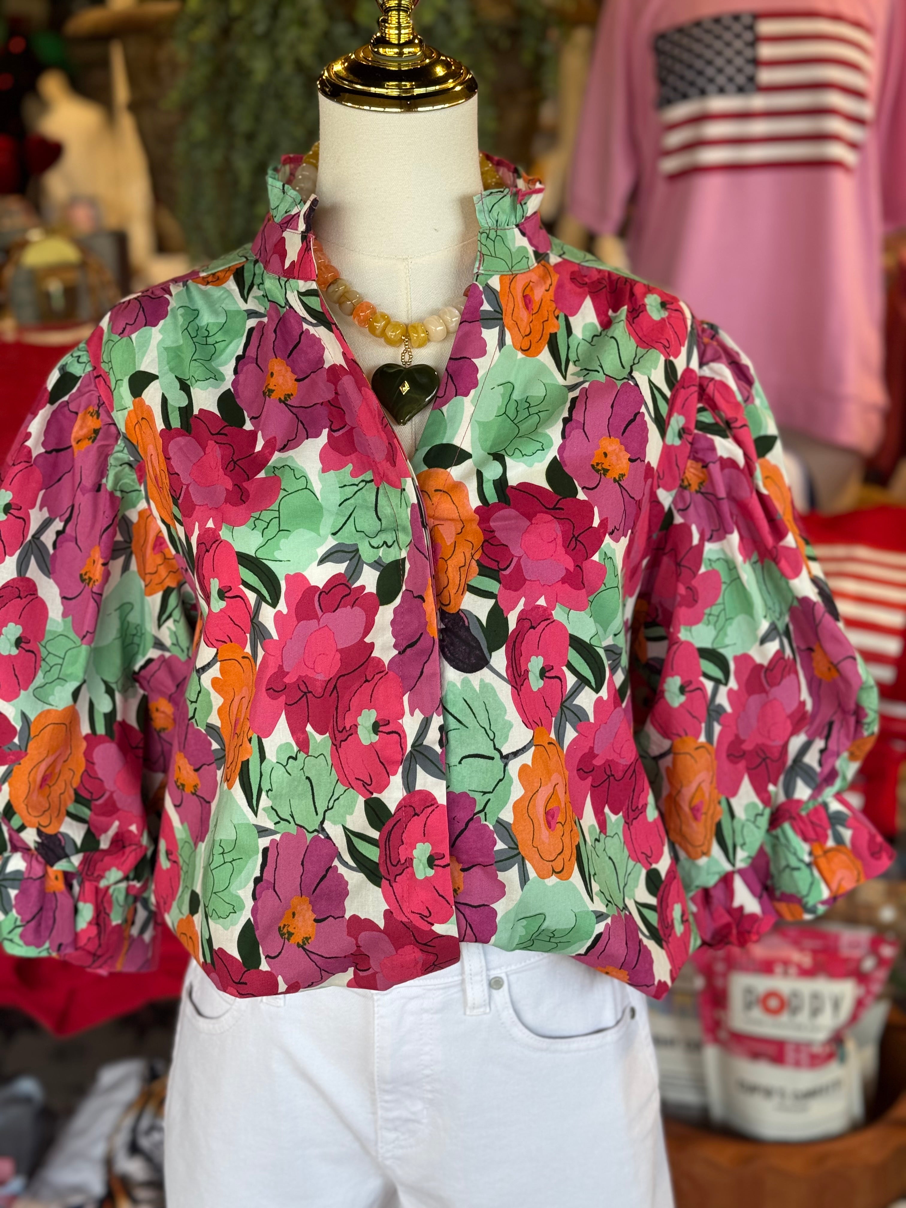 Sarah Floral Top