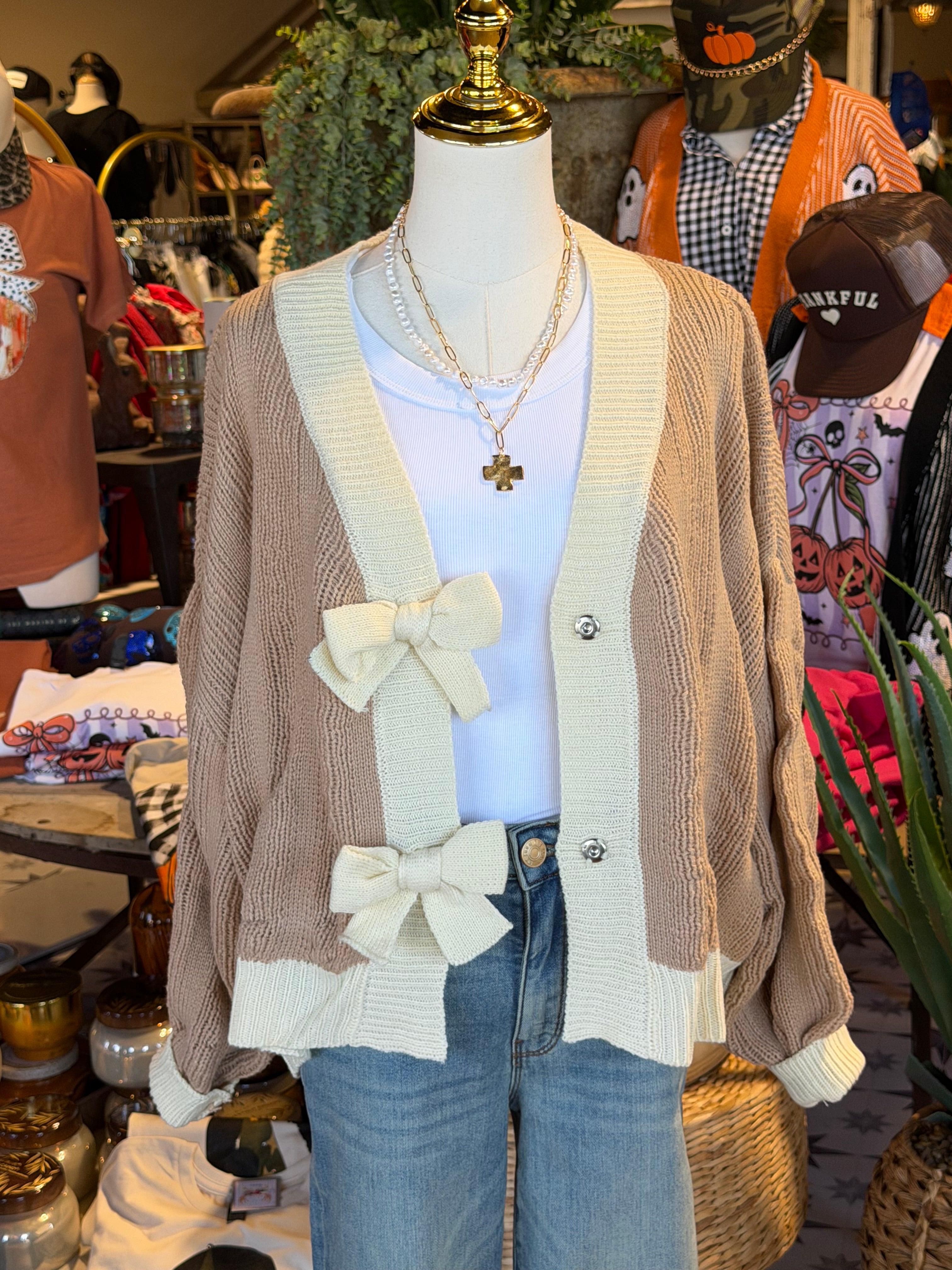 Tiffany Bow Cardigan
