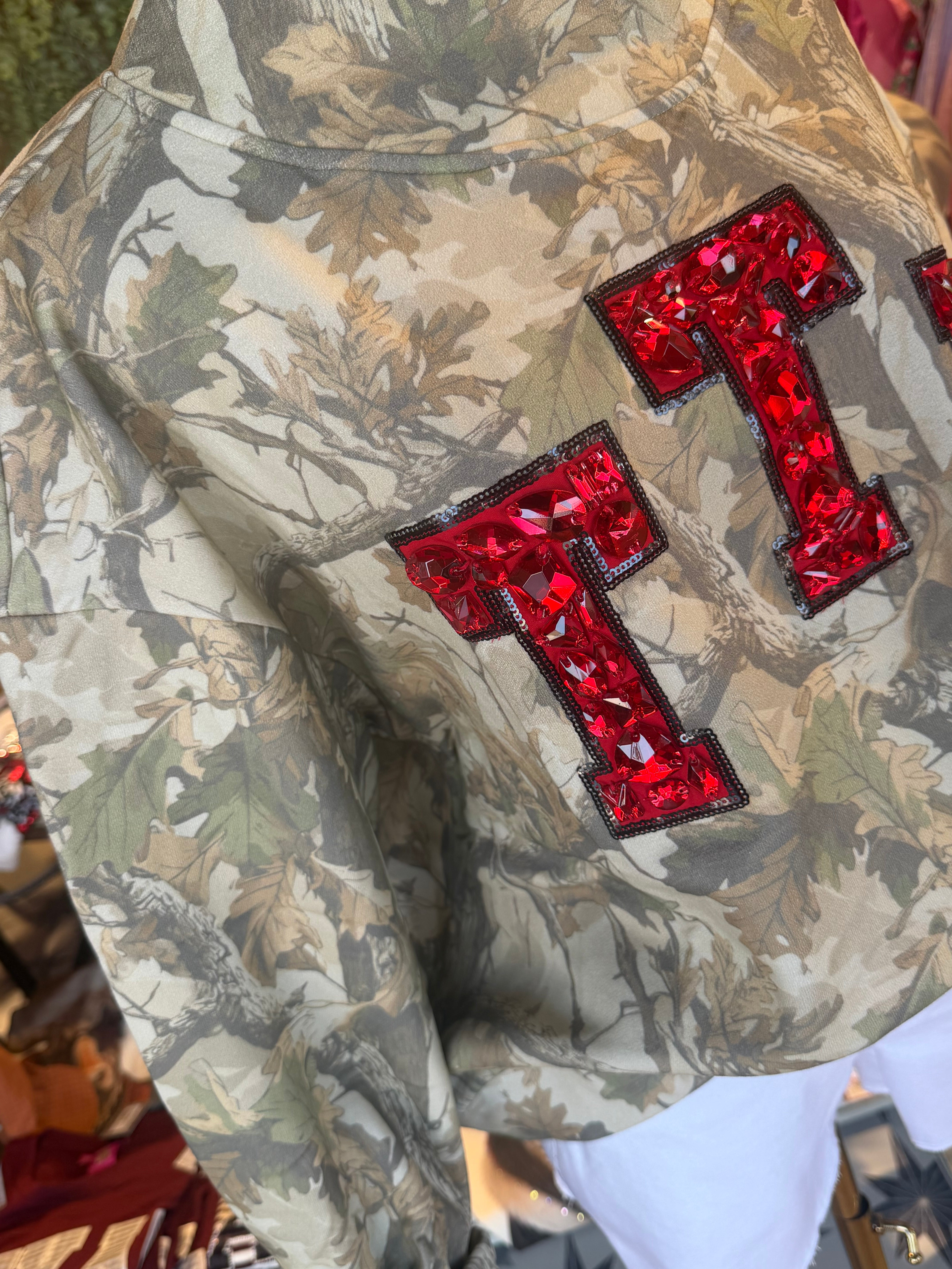 Camo Game Day Mock Neck