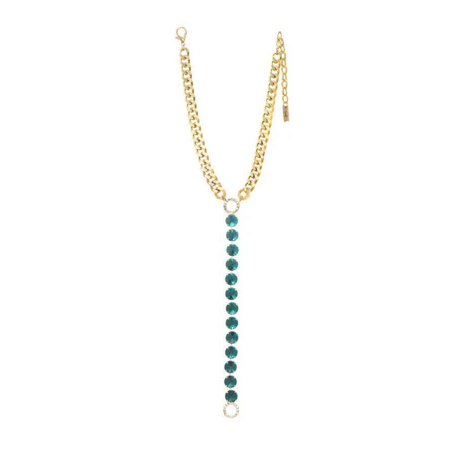 Cara Necklace ( Clear or Green)