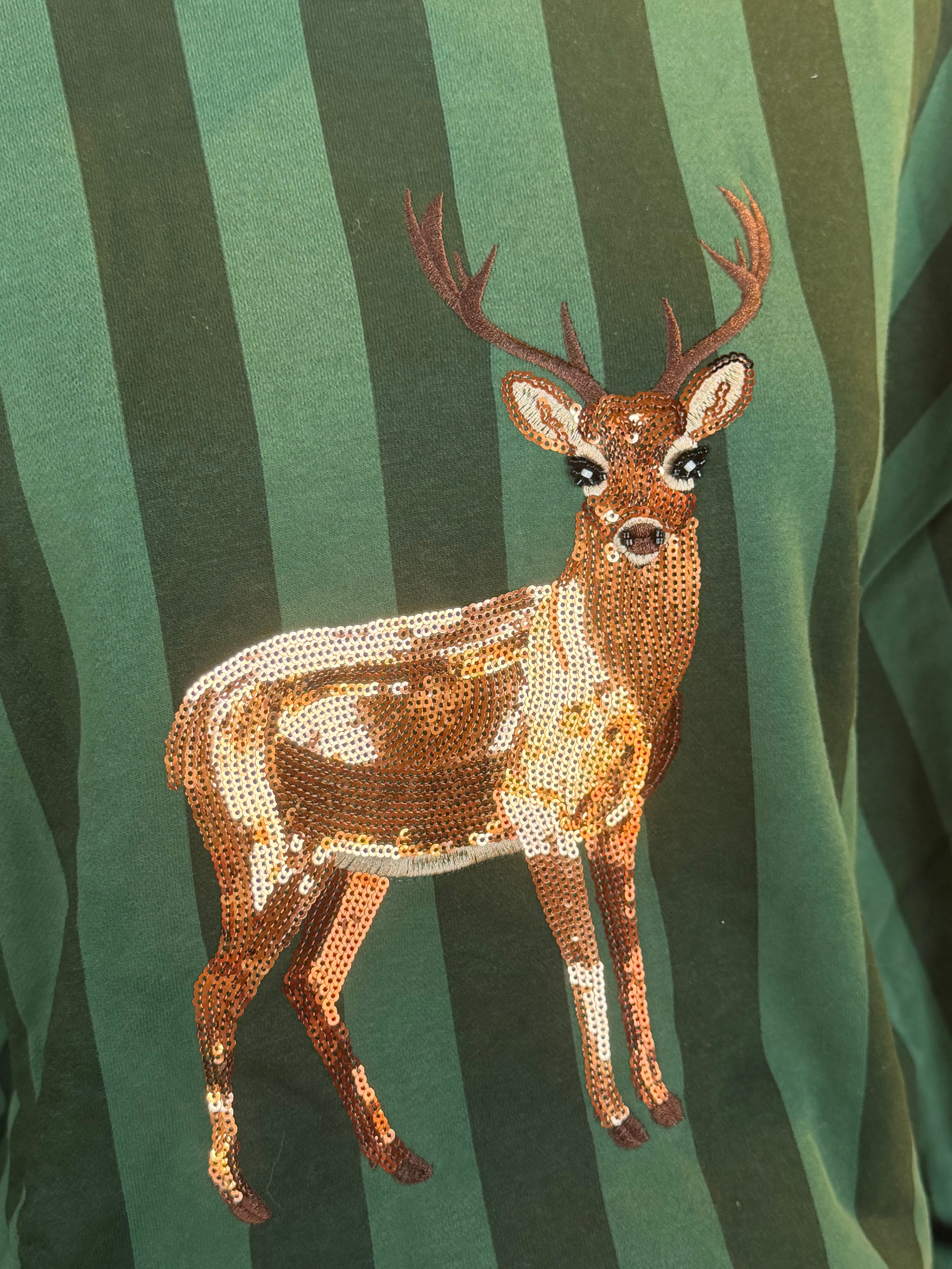 Sequin Deer Sweatshirt