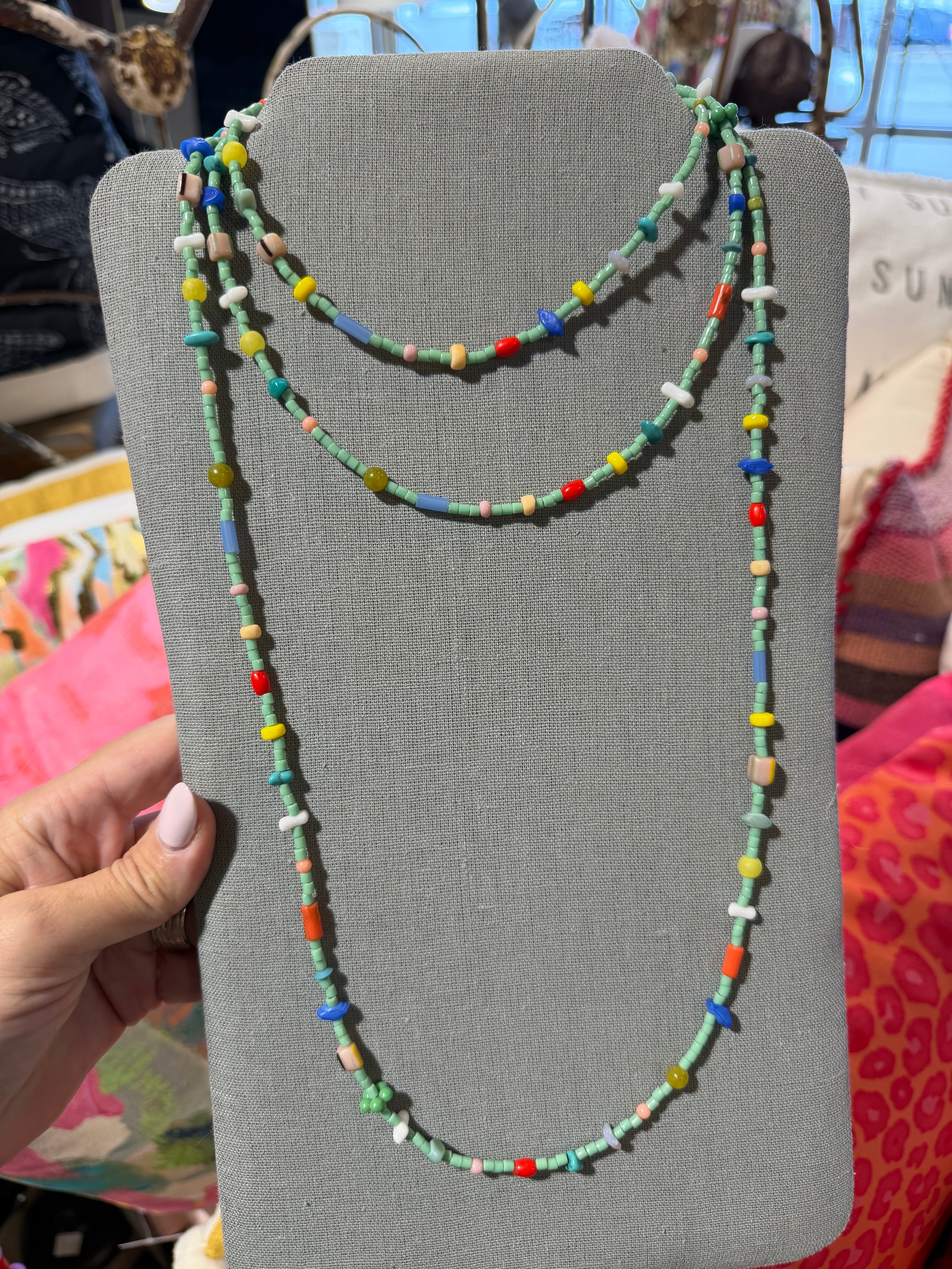 Slim Turquoise Necklace