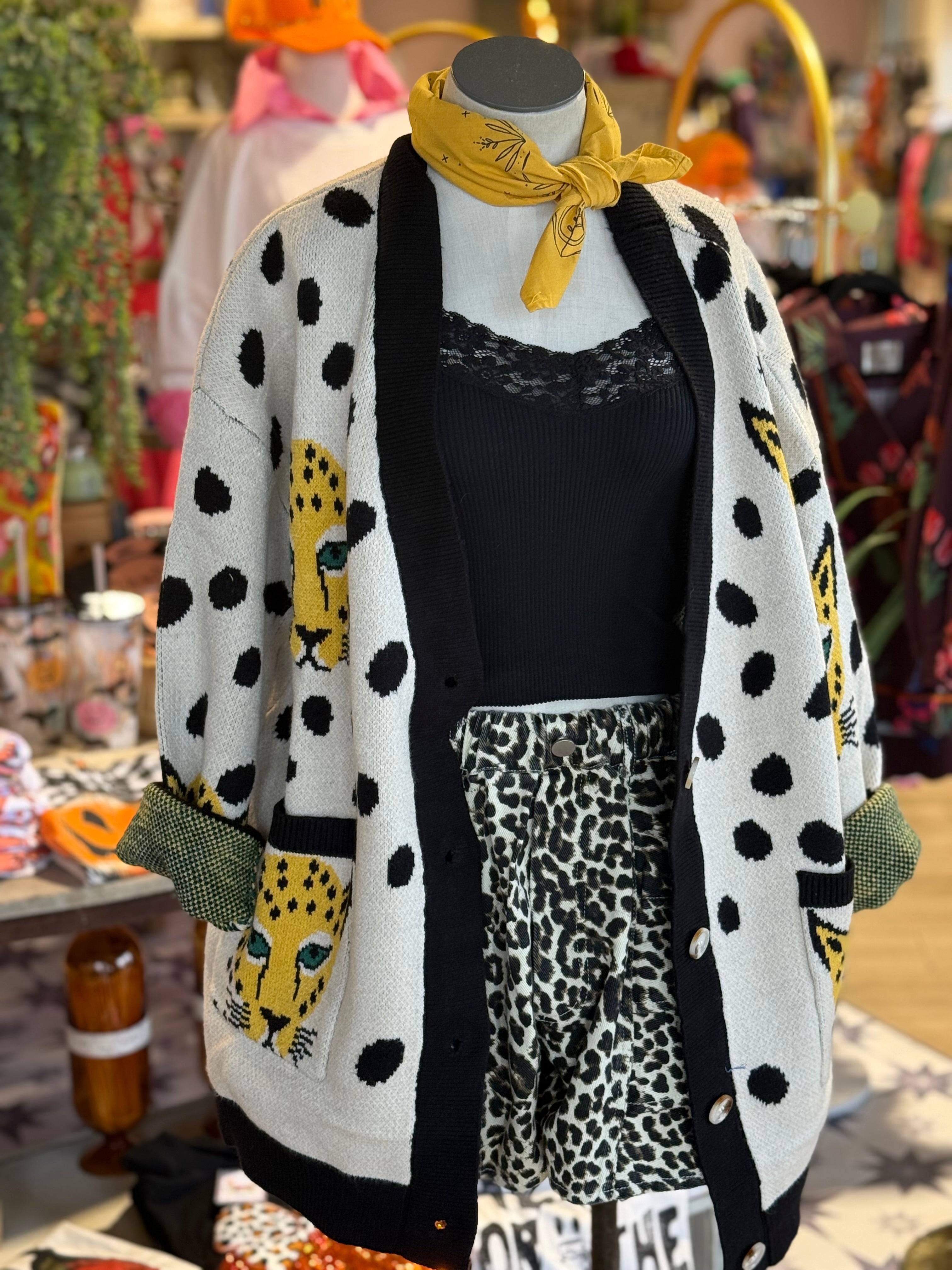 Lizzy Leopard Cardigan