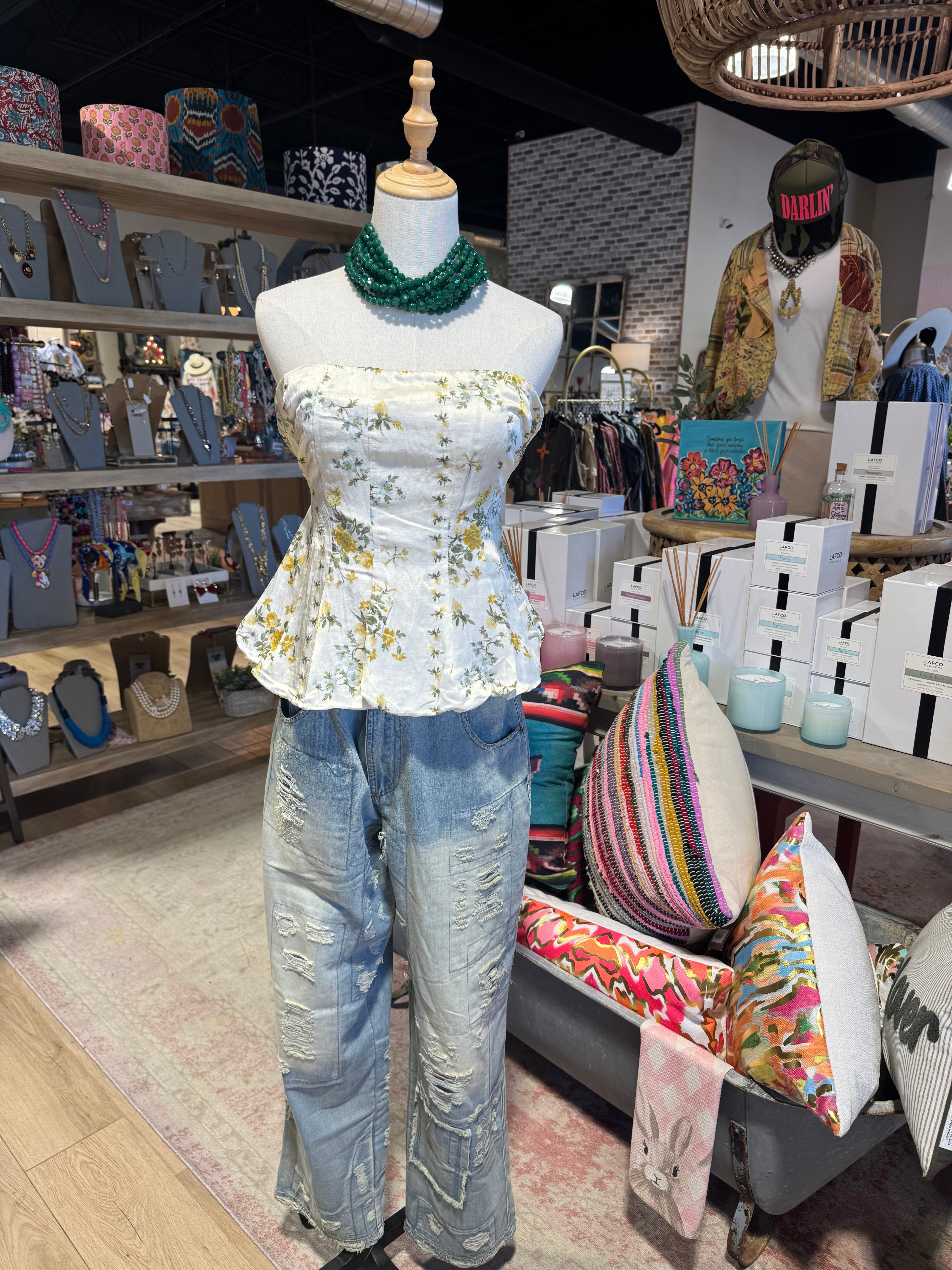 Classic Peace and Love Jeans