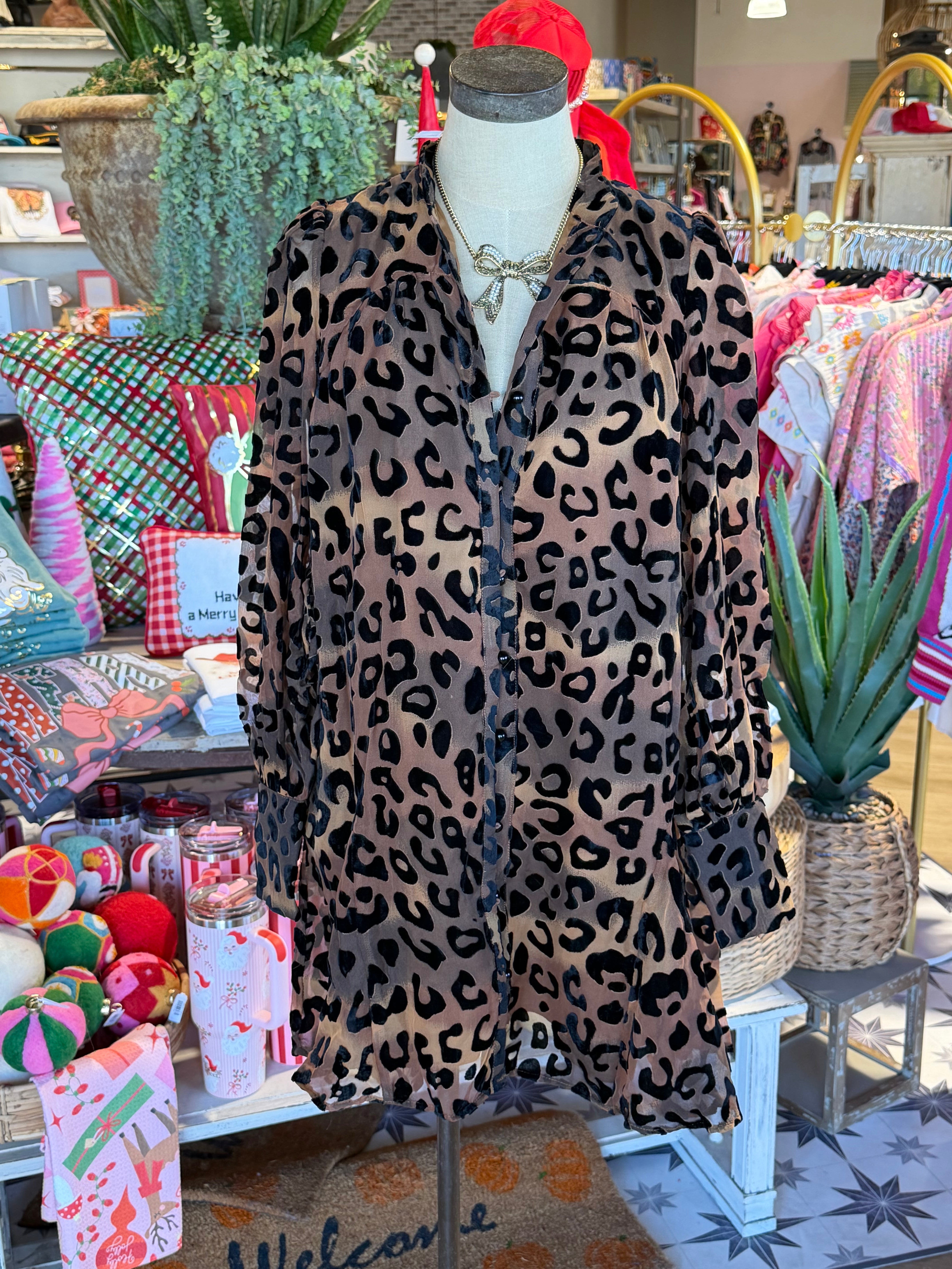 Cienon Leopard Dress