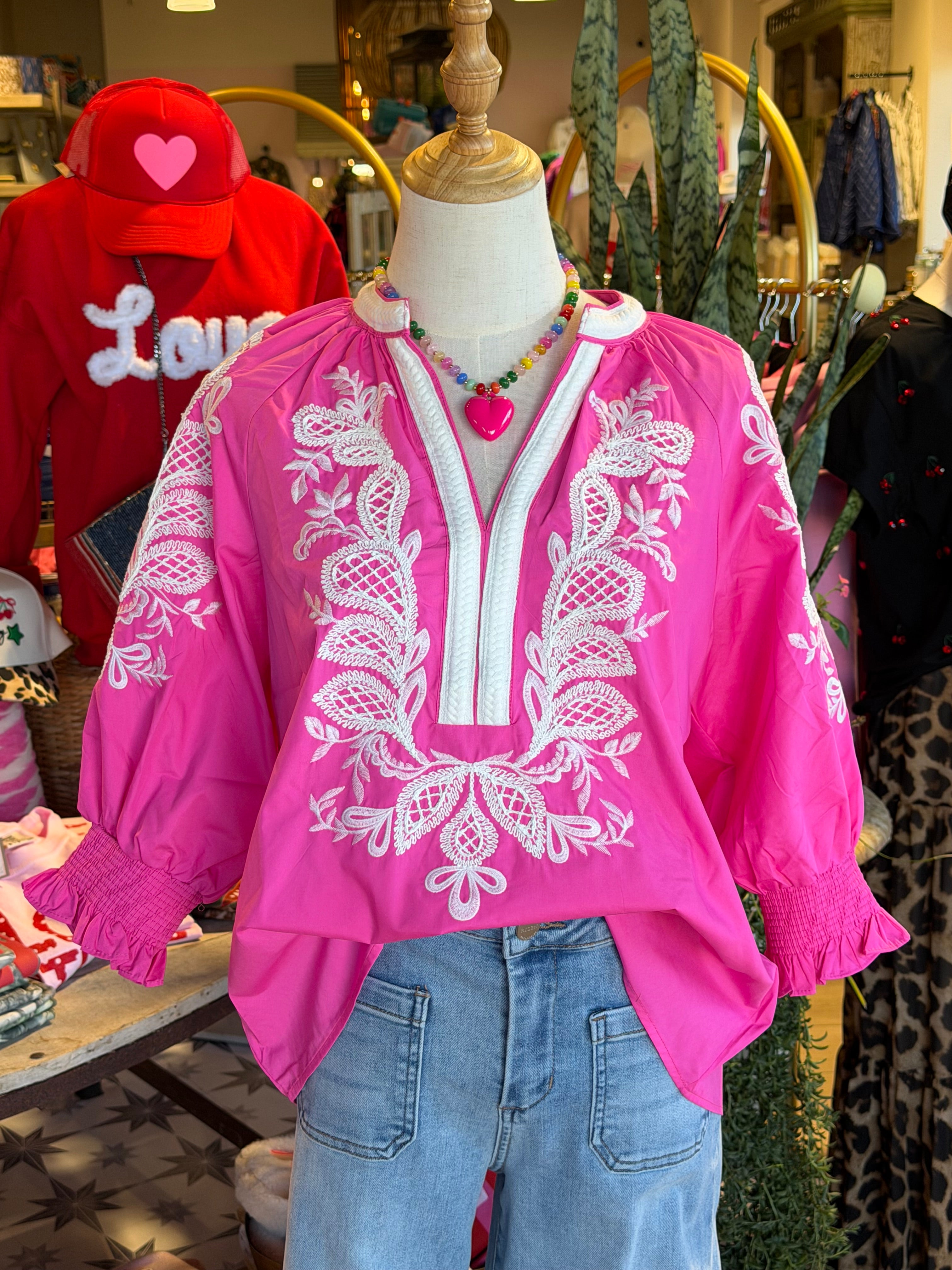 Lola Embroidered Top