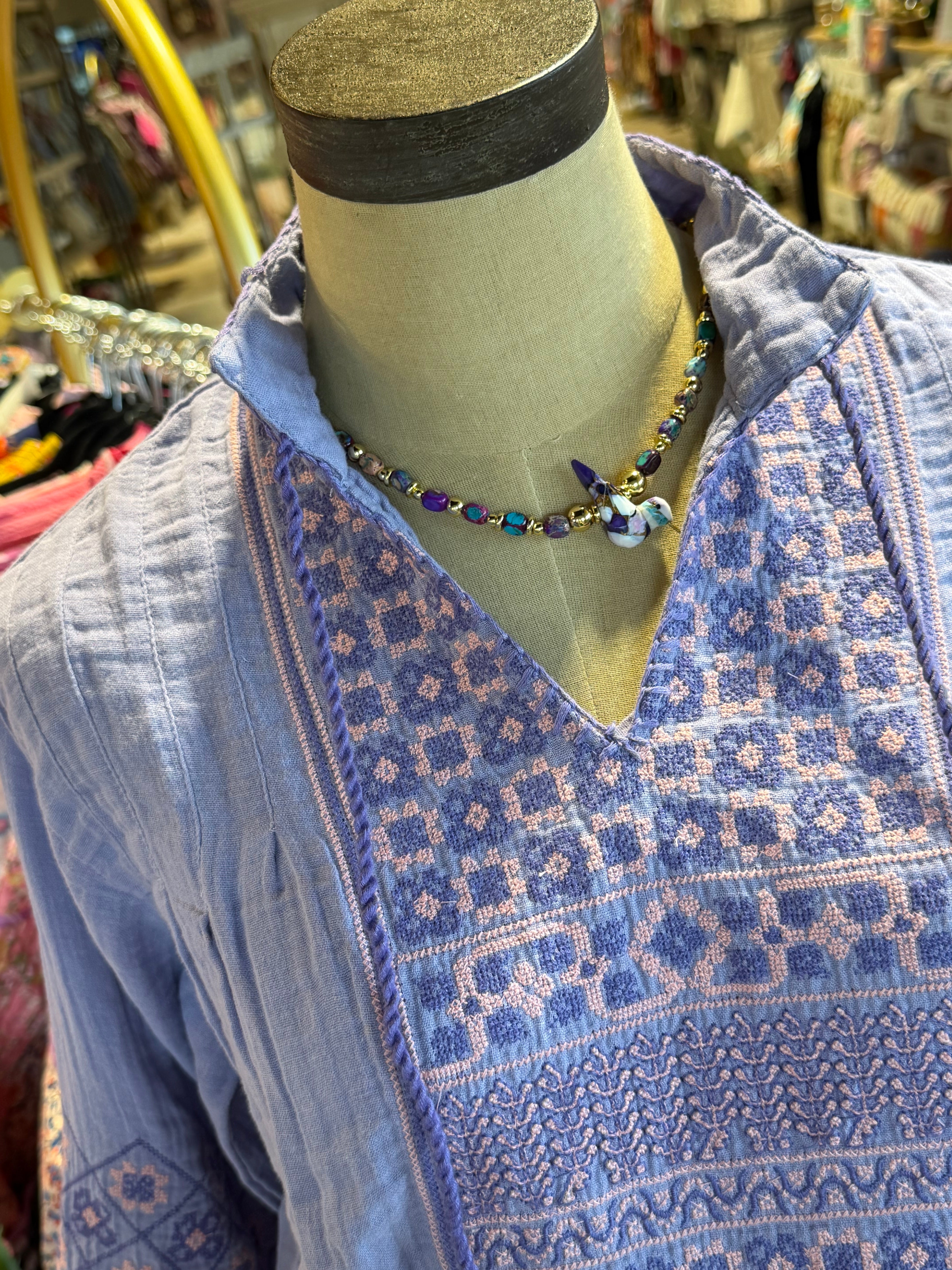 Perrie Cross Stitch Top