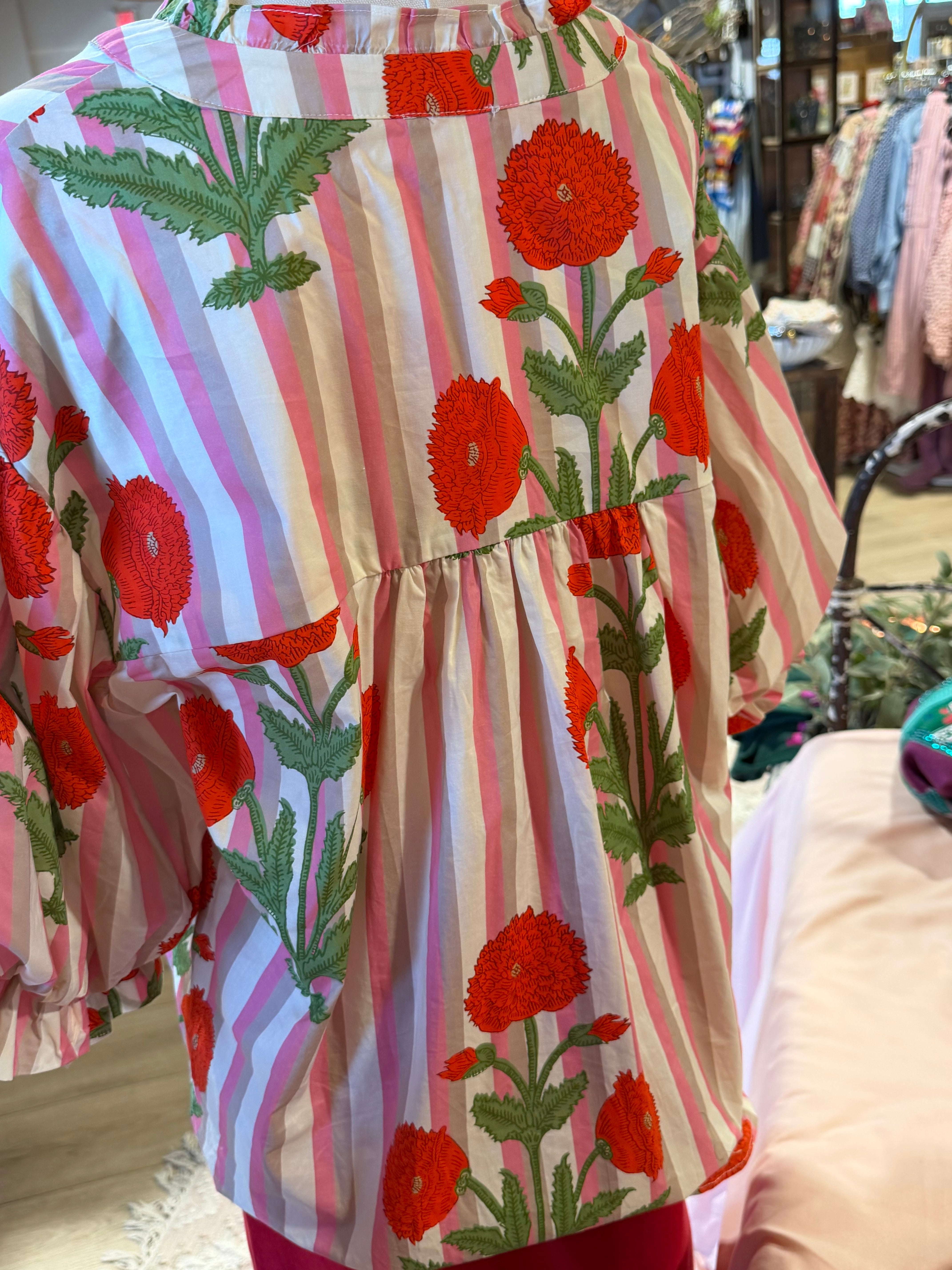 Rosey Posey Top