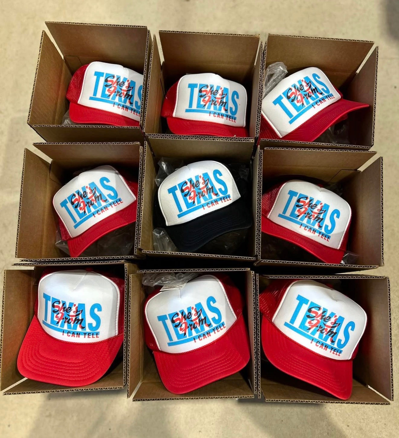 She’s From Texas Trucker***- 3 colors