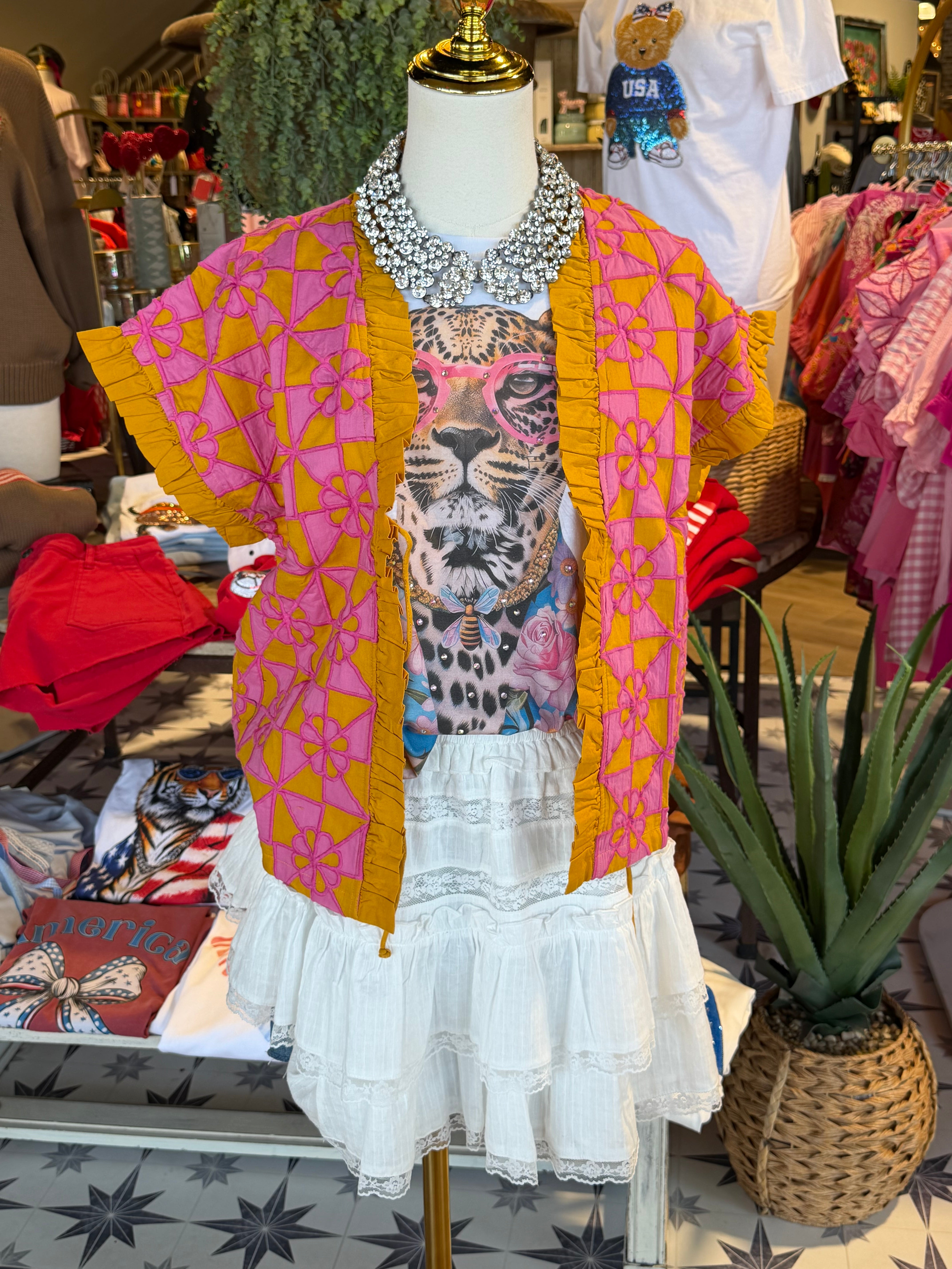Betsy Floral Vest